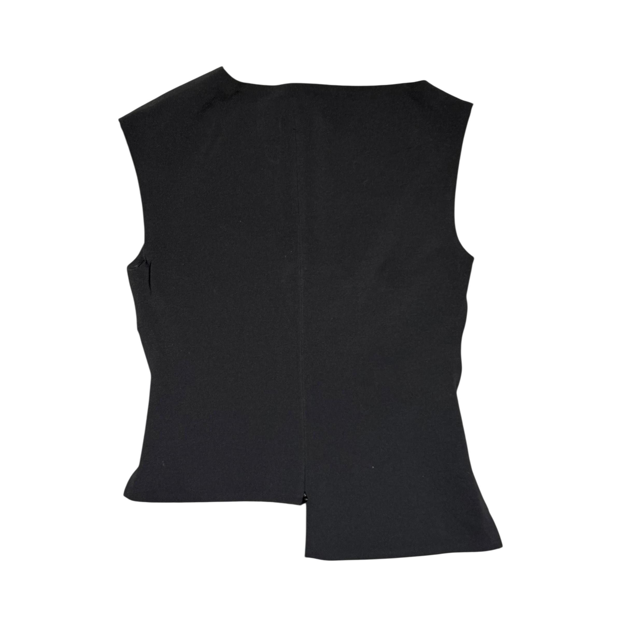 Other A.W.A.K.E. Mode Black Asymmetric Sculpted Top Size XS / US 0-2 / IT 36-38 - 2 Thumbnail