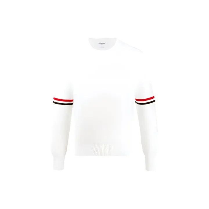 Thom Browne Thom Browne Classic Striped Cotton Sweater -2507 Size US S / EU 44-46 / 1 - 2 Thumbnail