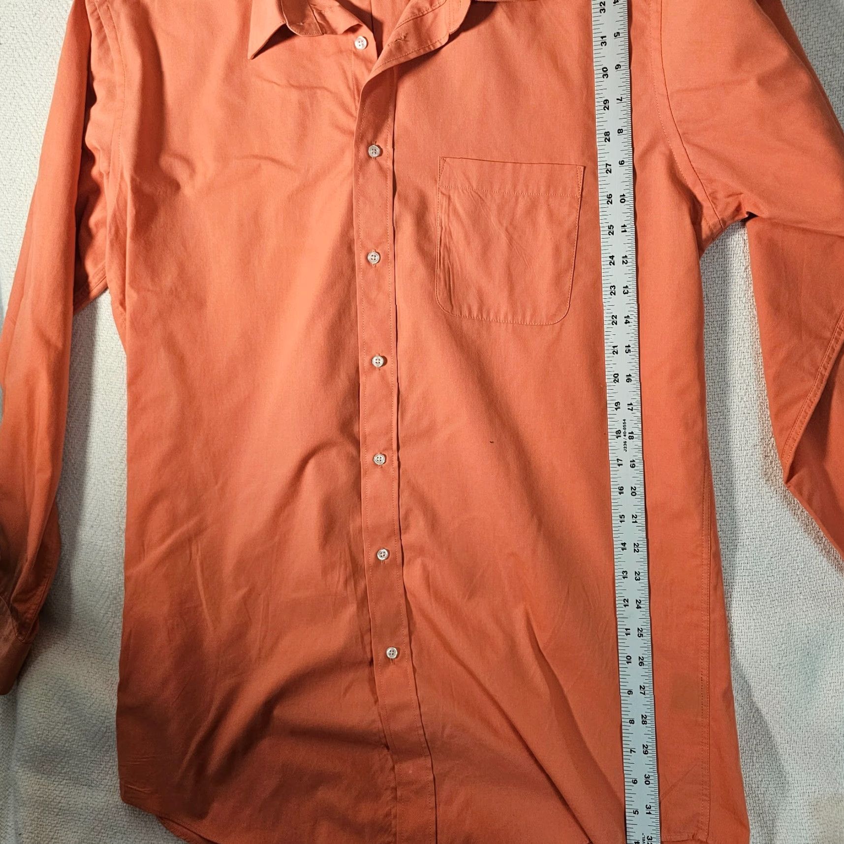 Beverly Hills Polo Club Beverly Hills Polo Club Button-Up Shirt Men L Coral Long Sleeve Collar Size US L / EU 52-54 / 3 - 5 Thumbnail
