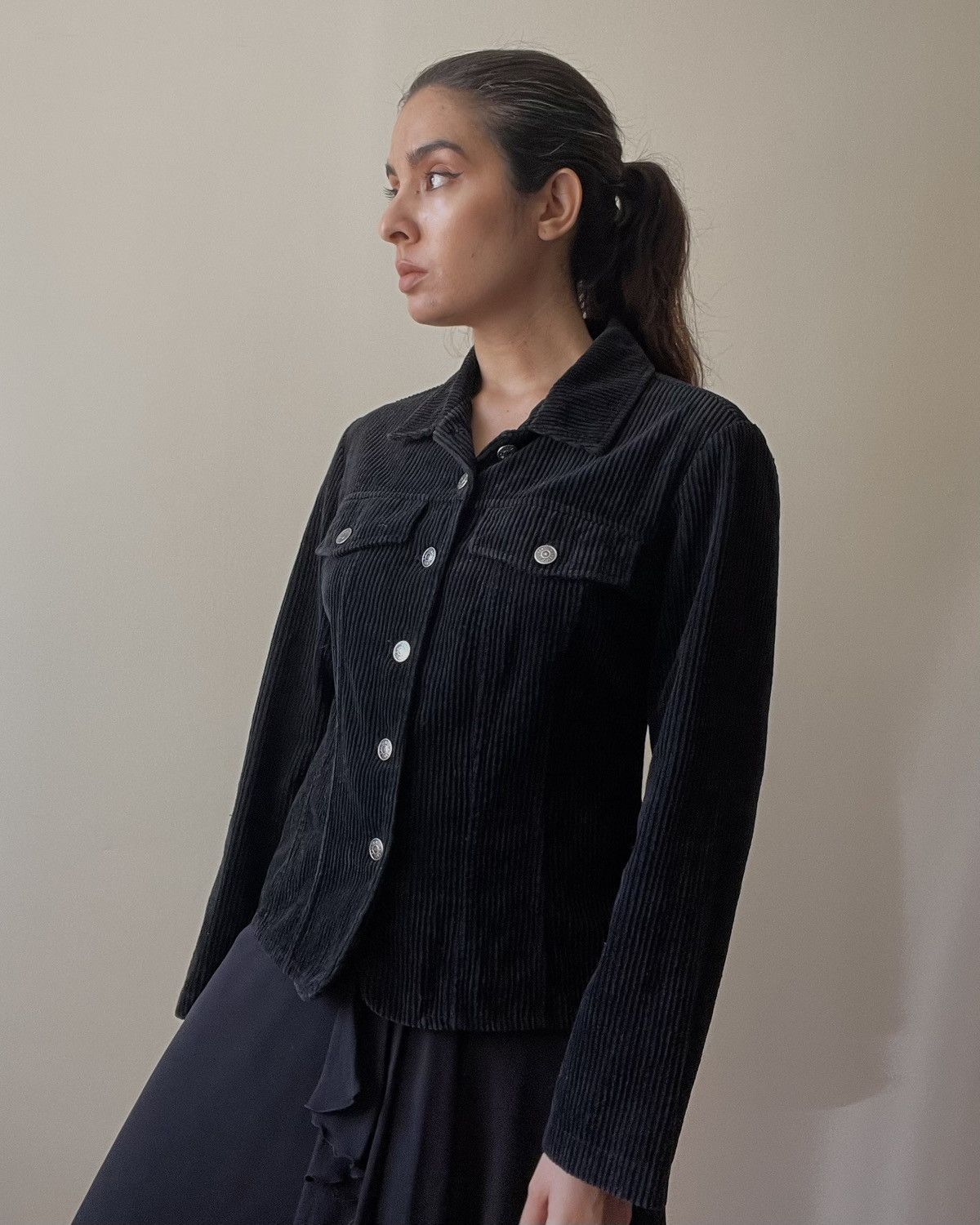 Vintage Vintage Corduroy Shirt Jacket Size S / US 4 / IT 40 - 2 Thumbnail