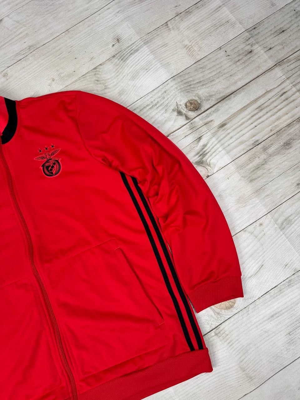 Adidas Adidas Benfica 2016 2017 Training Jacket Top Football Soccer Size US XL / EU 56 / 4 - 4 Thumbnail