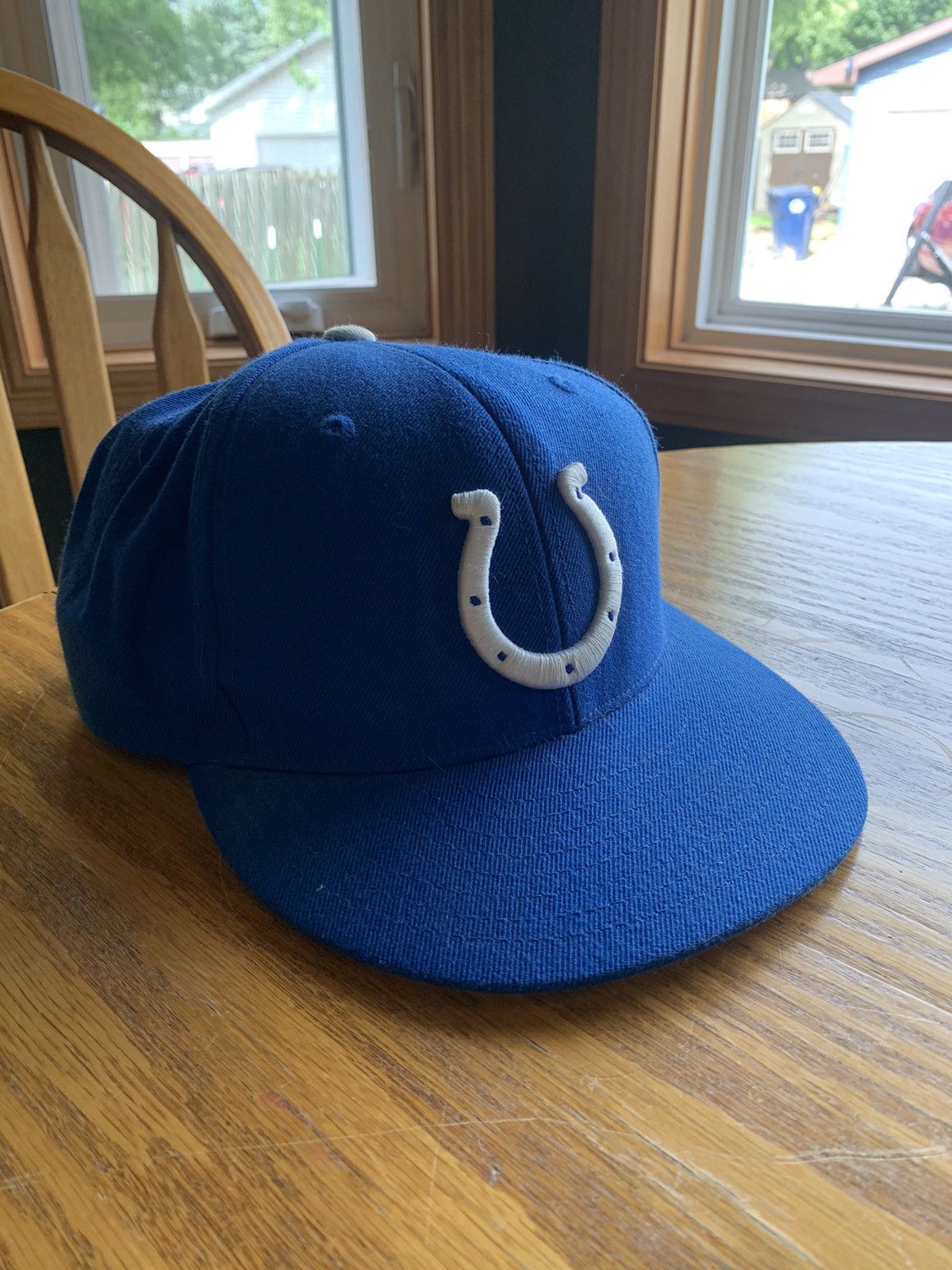 Mitchell & Ness Indianapolis Colts Mitchell & Ness Fitted Cap Size ONE SIZE - 1 Preview