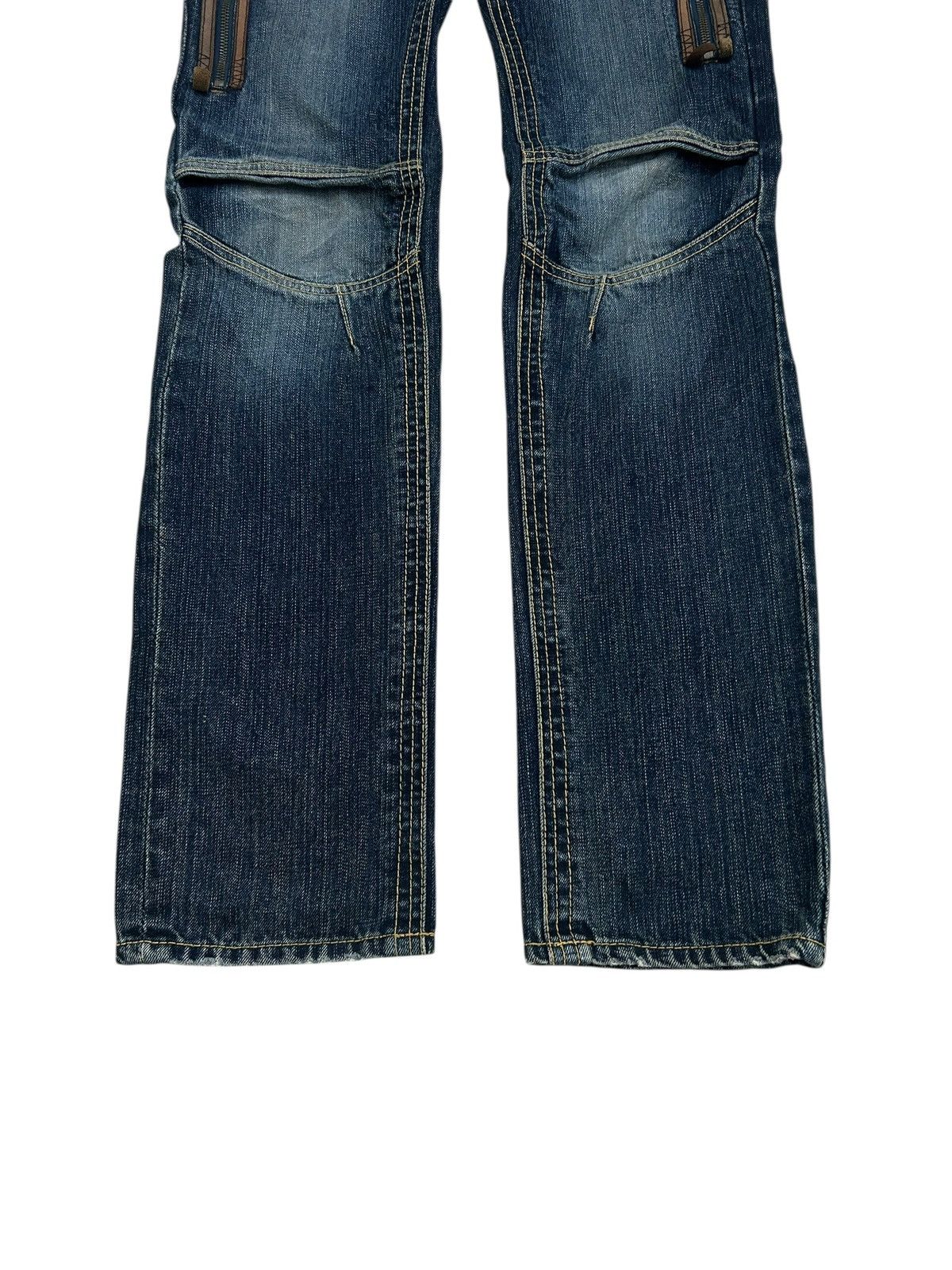 PPFM Vintage PPFM Jeans Unique Pocket Style Straight Leg Size US 30 / EU 46 - 3 Thumbnail