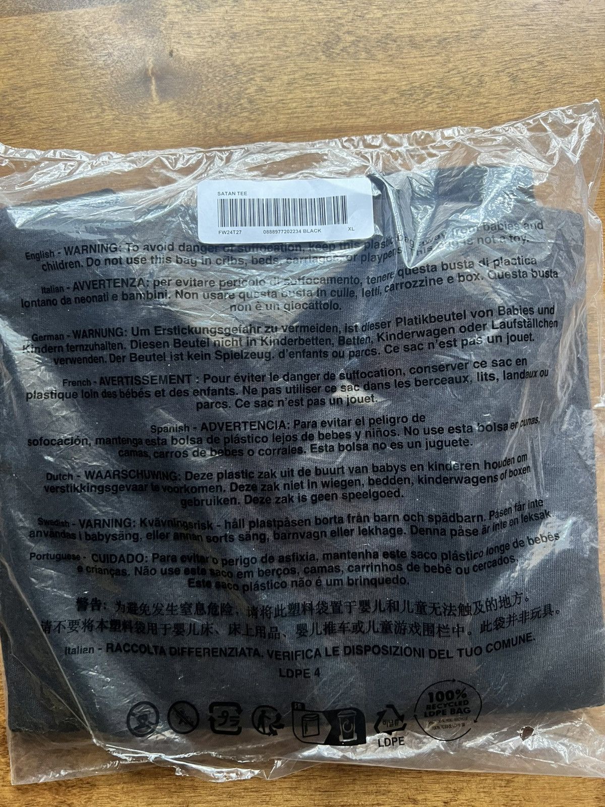Supreme × Vintage Supreme Satan Tee Size US XL / EU 56 / 4 - 3 Thumbnail