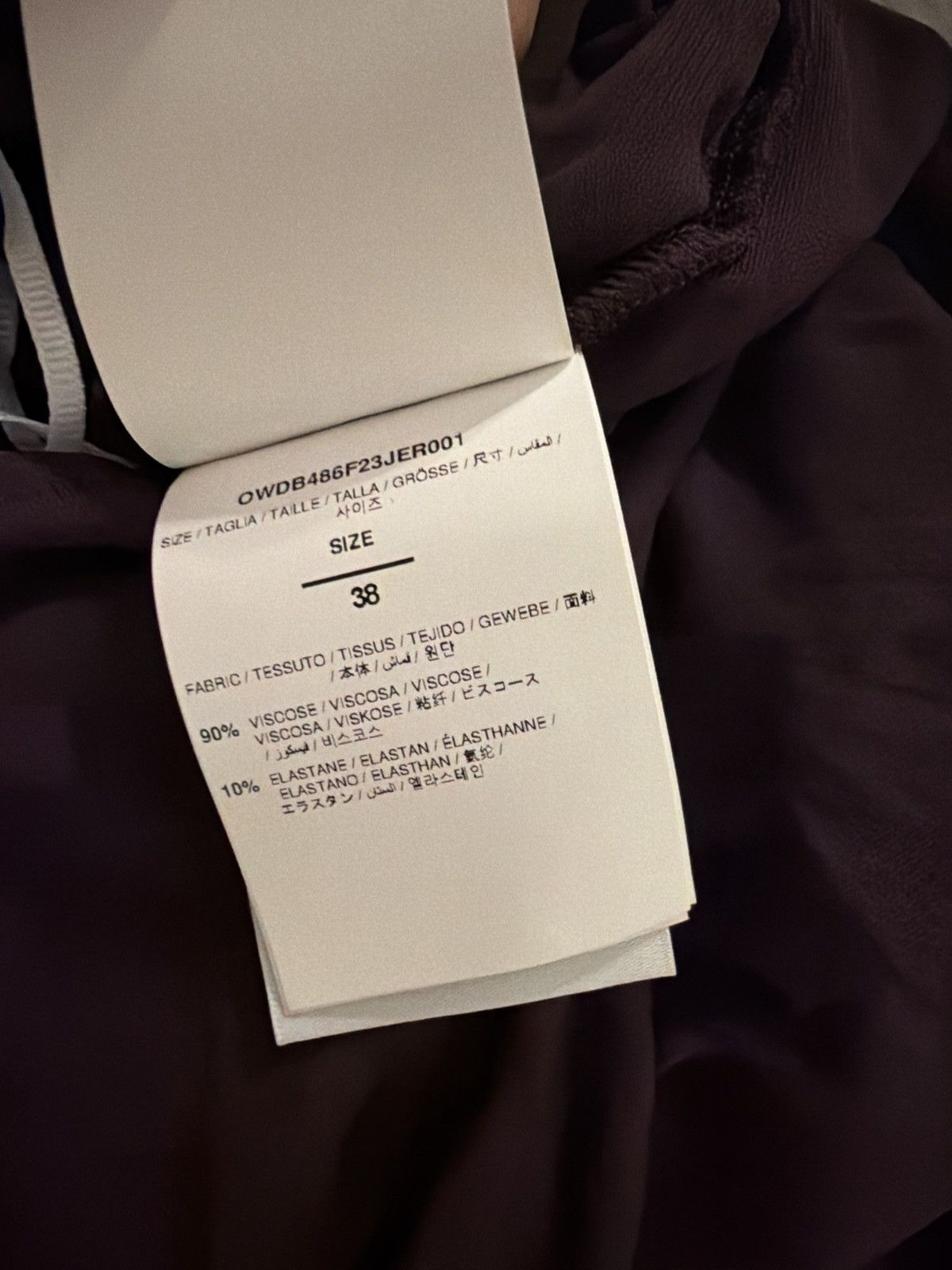 Off-White Off-White Fluid Jer Twist Mini Dress Size XS / US 0-2 / IT 36-38 - 6 Thumbnail