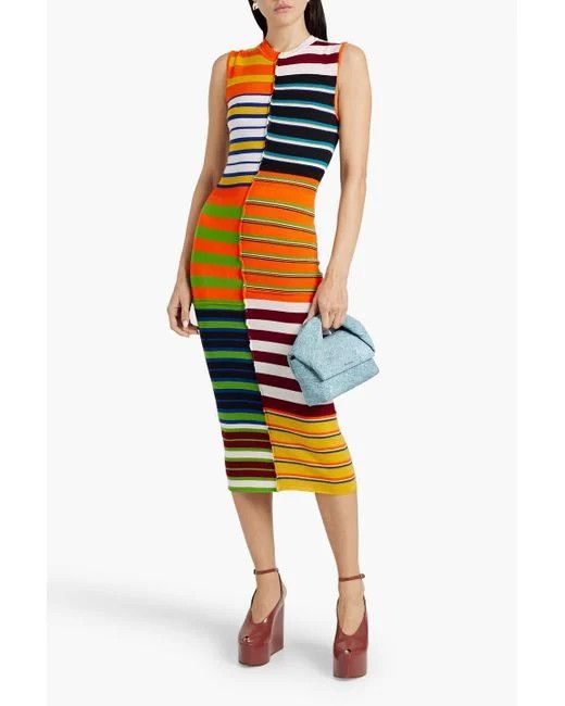 Marni o1w1db10125 Dress in Multicolor Size XL / US 12-14 / IT 48-50 - 2 Thumbnail