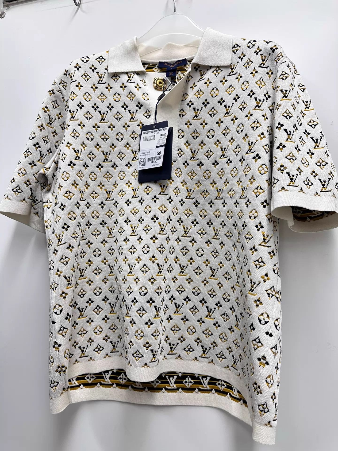 Louis Vuitton LV All Over Print Knit Sweater S Size US S / EU 44-46 / 1 - 1 Thumbnail
