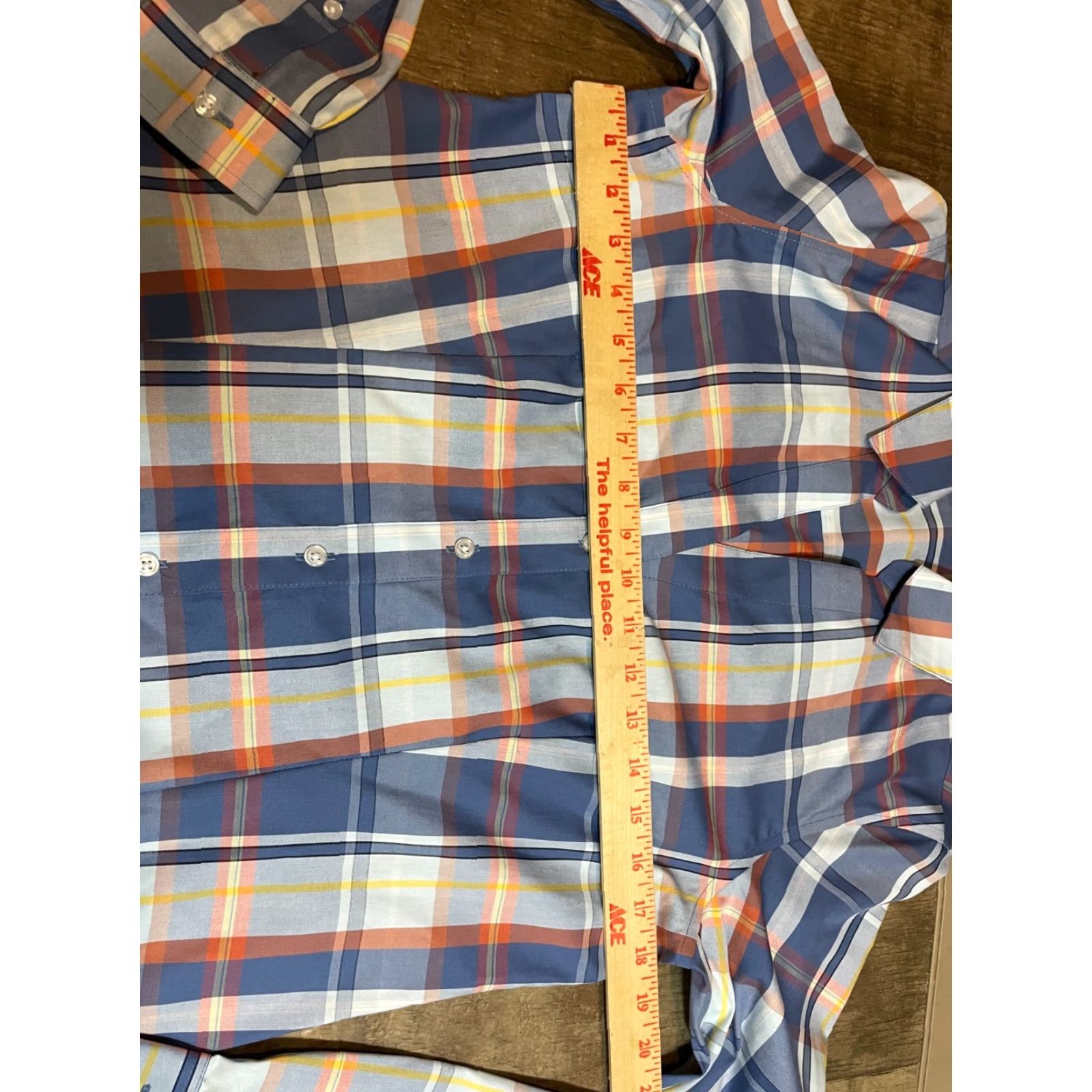 Jones New York Jones New York Button-Up Shirt Womens Small S Blue Plaid Long Sleeve Collared Collar Shirt Size S / US 4 / IT 40 - 4 Thumbnail