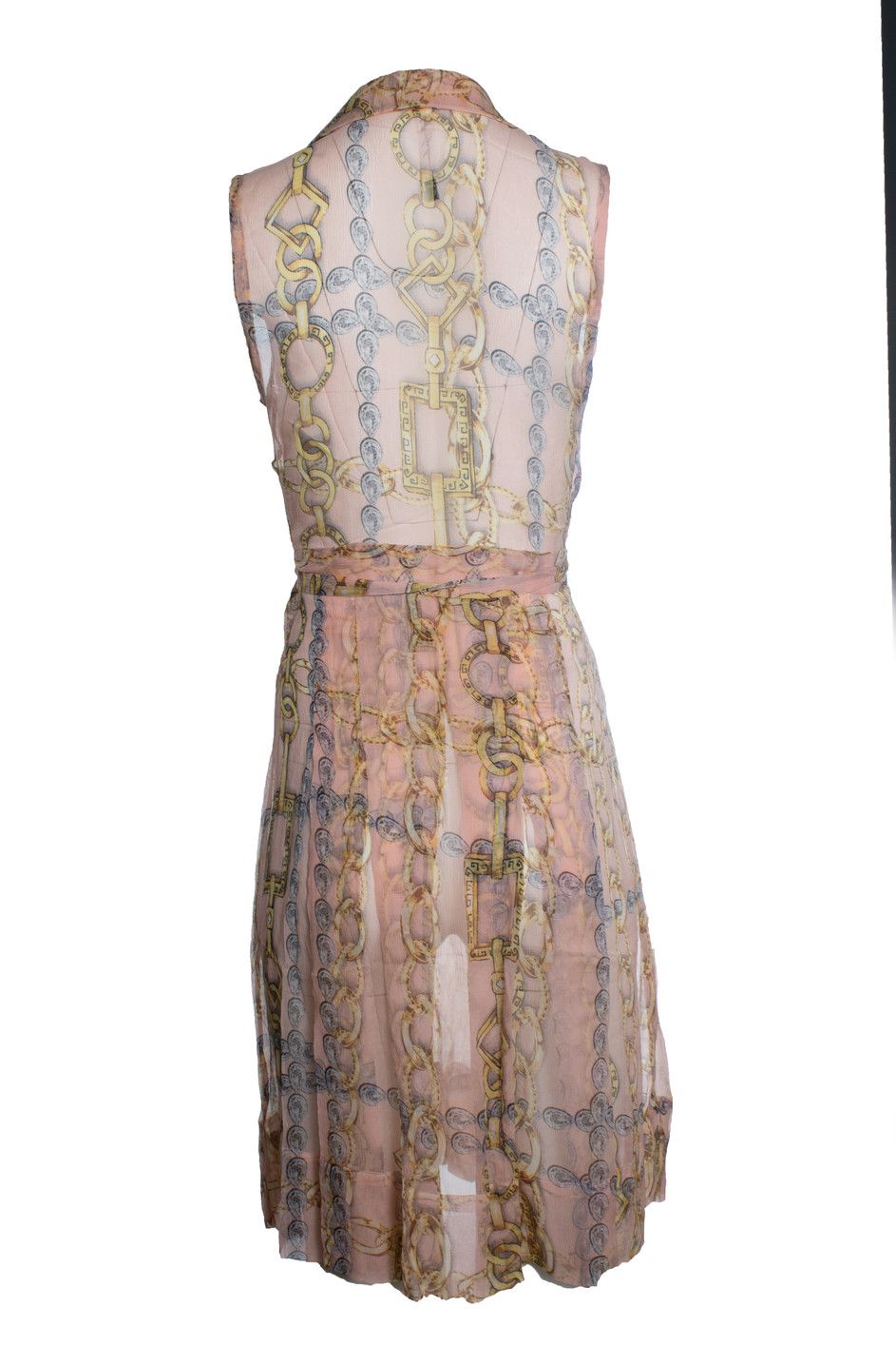 Other Jeff Gallano, silk Sophie sheer wrap midi dress Size S / US 4 / IT 40 - 3 Thumbnail