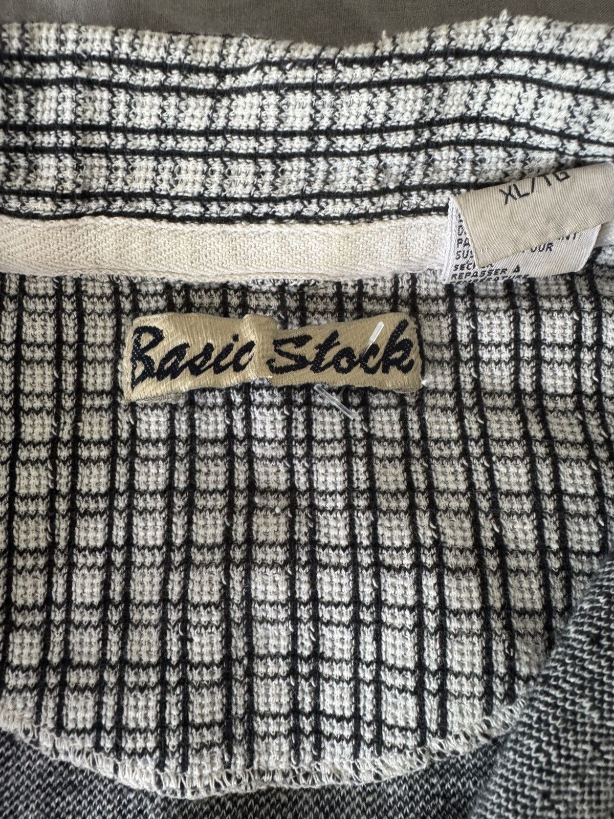 Other Basic Stock Waffle-Knit Polo Shirt Size US L / EU 52-54 / 3 - 2 Thumbnail