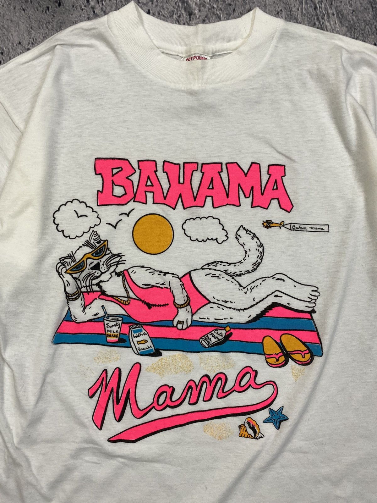 Vintage Vintage Bahama Tee Single Stich 90’ Size US L / EU 52-54 / 3 - 3 Thumbnail