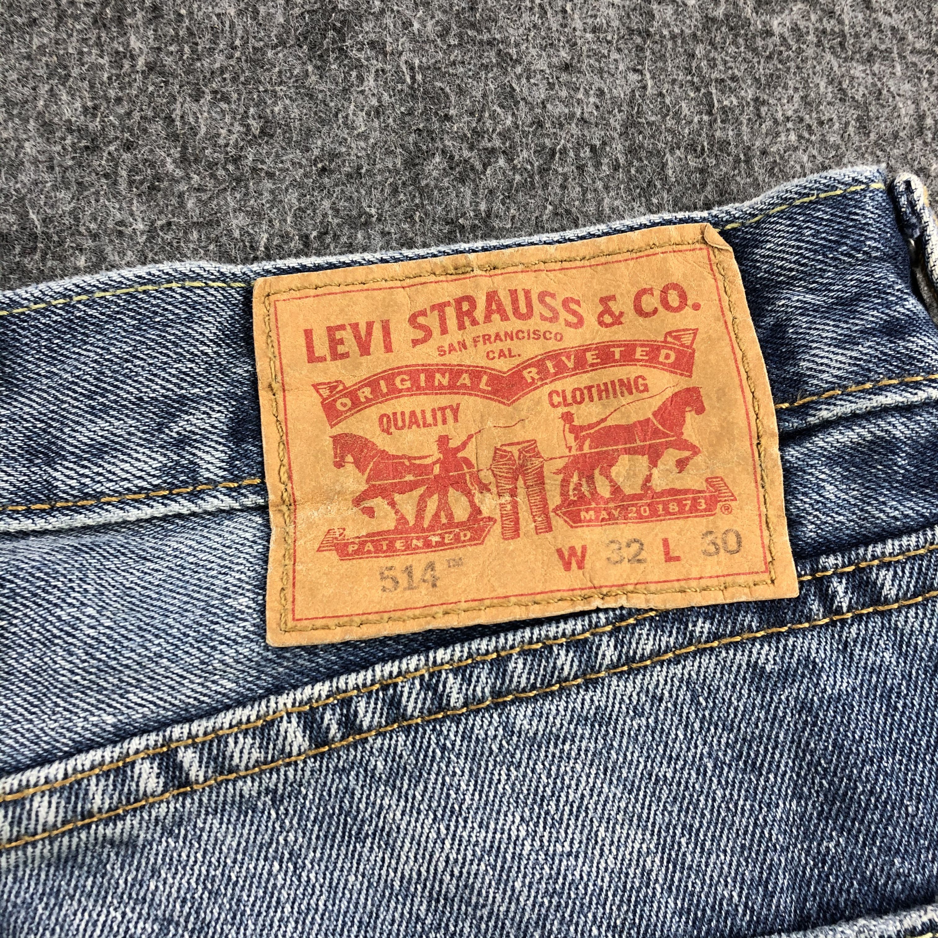 Levi's Vintage Blue Wash Levis 514 Jeans-J1980 Size US 35 - 5 Thumbnail