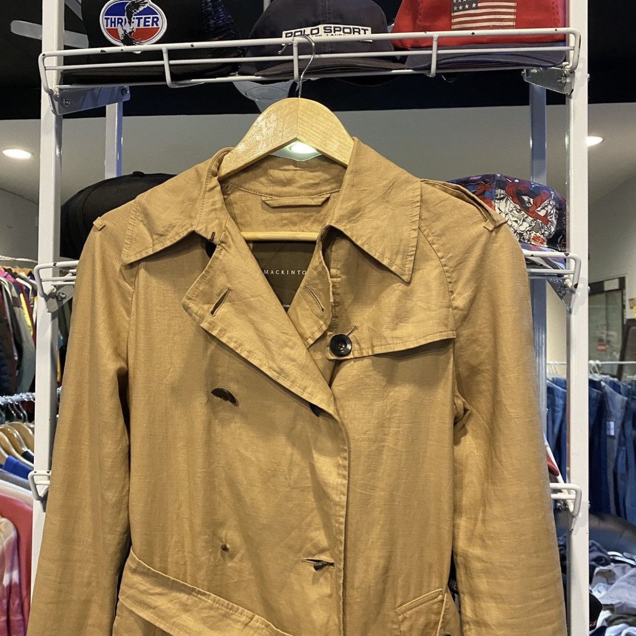 Mackintosh Mackintosh rain mustard brown mac coat trench Size US S / EU 44-46 / 1 - 4 Thumbnail
