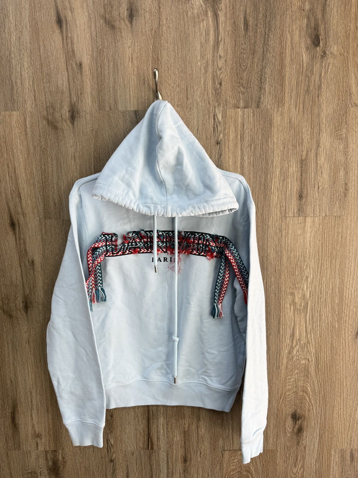 Lanvin Lanvin Blue Pull Over Hoodie Size US S / EU 44-46 / 1 - 1 Thumbnail