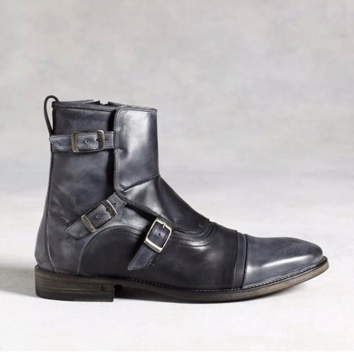 John Varvatos Fleetwood Triple Monk Boot Size 11 Size US 11 / EU 44 - 5 Thumbnail