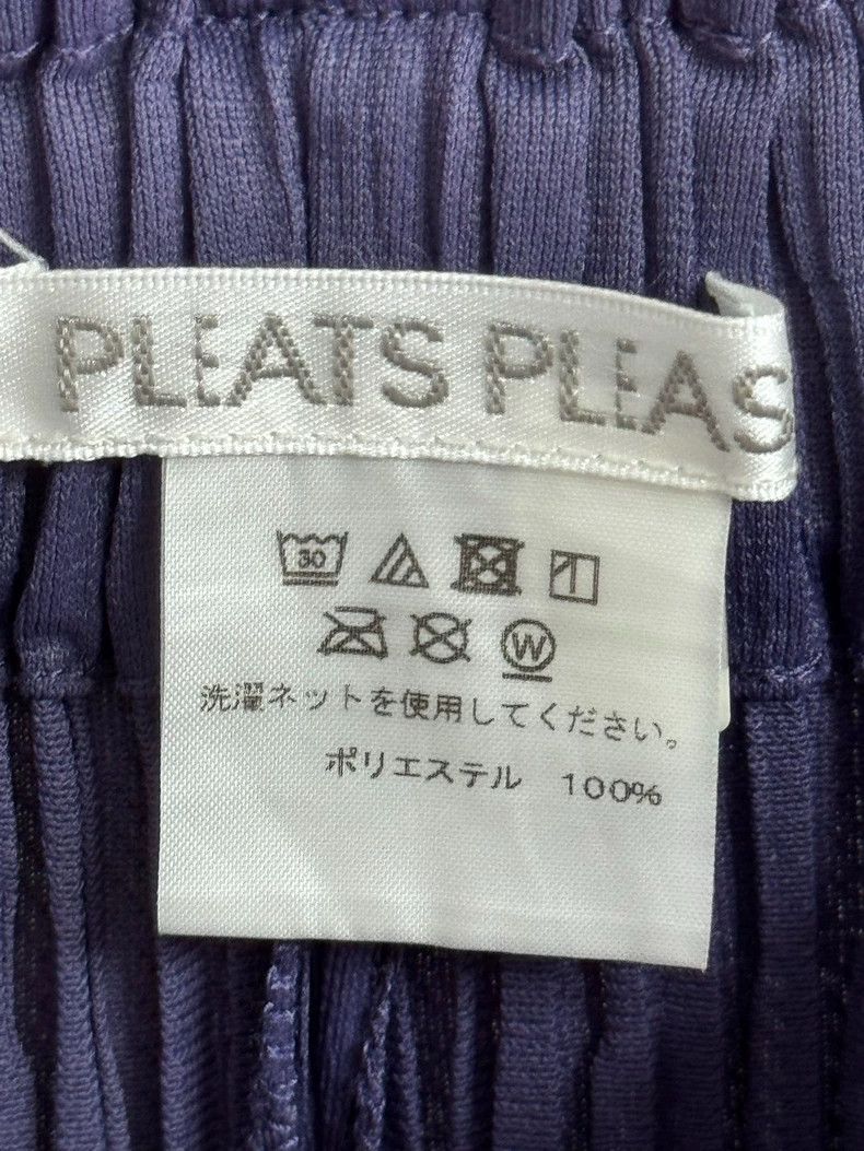 Issey Miyake Issey Miyake size:2 Blue-purple wide-leg pants Size 42" / US 20 - 4 Thumbnail