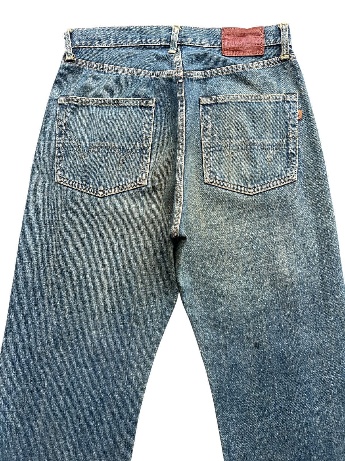Edwin Vintage Edwin 505 Distressed Mudwash Selvedge Denim 32x30 Size US 32 / EU 48 - 5 Thumbnail