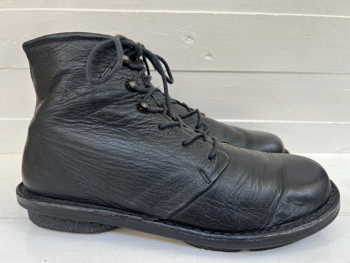 Trippen Trippen Rectangle Men’s Black leather Lace Up Boots Size US 8.5 / EU 41-42 - 6 Thumbnail