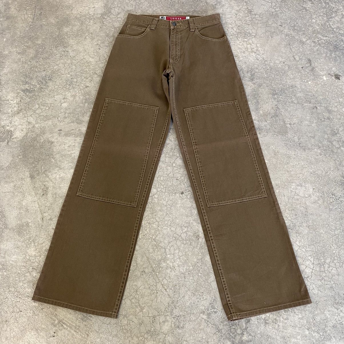 Levi's VTG 1998 Levis Silvertab “Irregular” Double Knee Loose Jeans Size US 30 / EU 46 - 1 Thumbnail