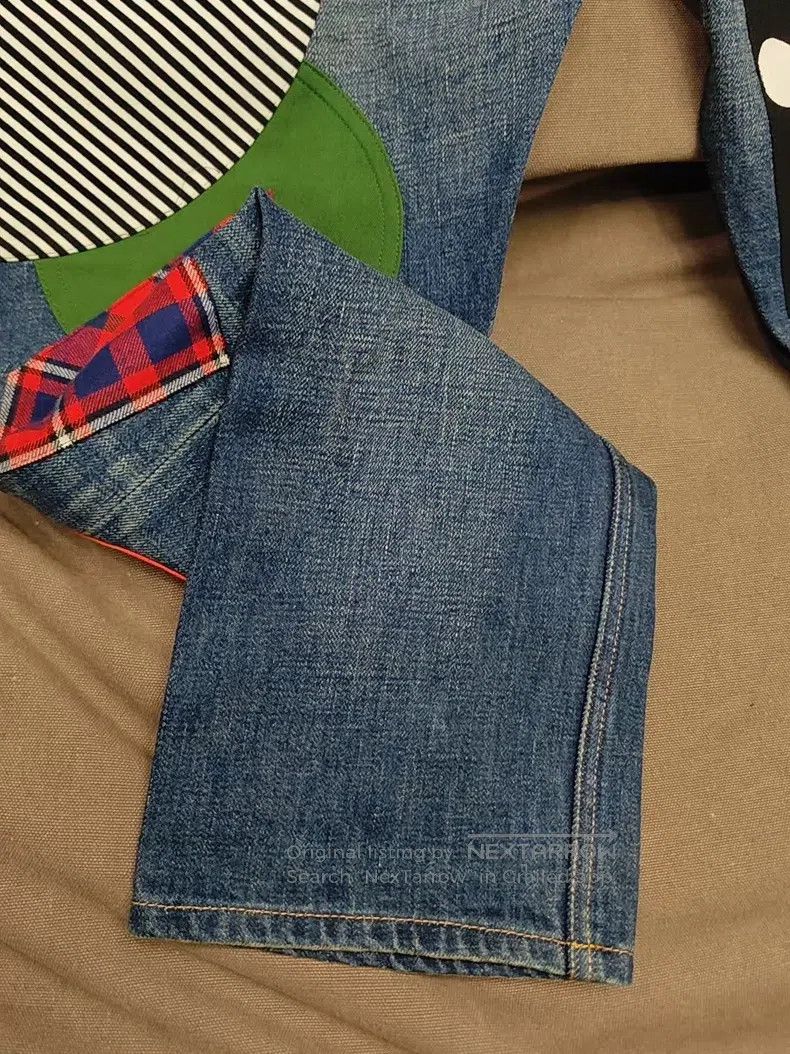 Junya Watanabe JUNYA WATANABE size S Patchwork Denim Jeans Size 23" - 6 Thumbnail