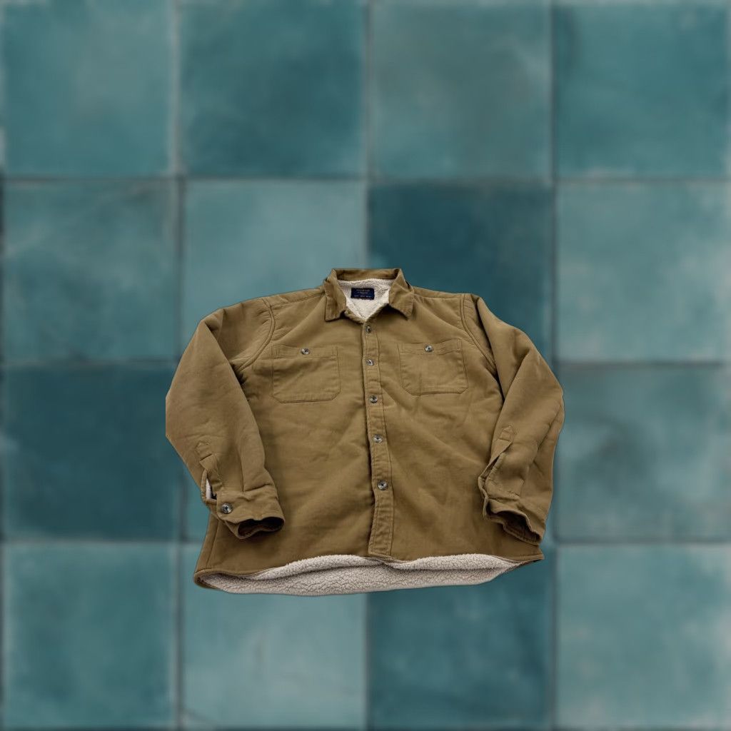 Nomad Nomad Shacket Mens M Tobacco Flynn Sherpa Lined Shirt Jacket Brown Size US M / EU 48-50 / 2 - 1 Thumbnail