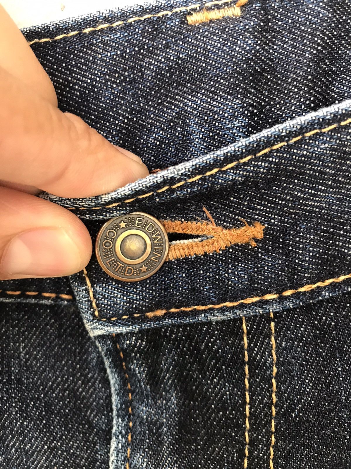 Edwin Vintage Edwin 403 Distressed Denim Size US 34 / EU 50 - 5 Thumbnail