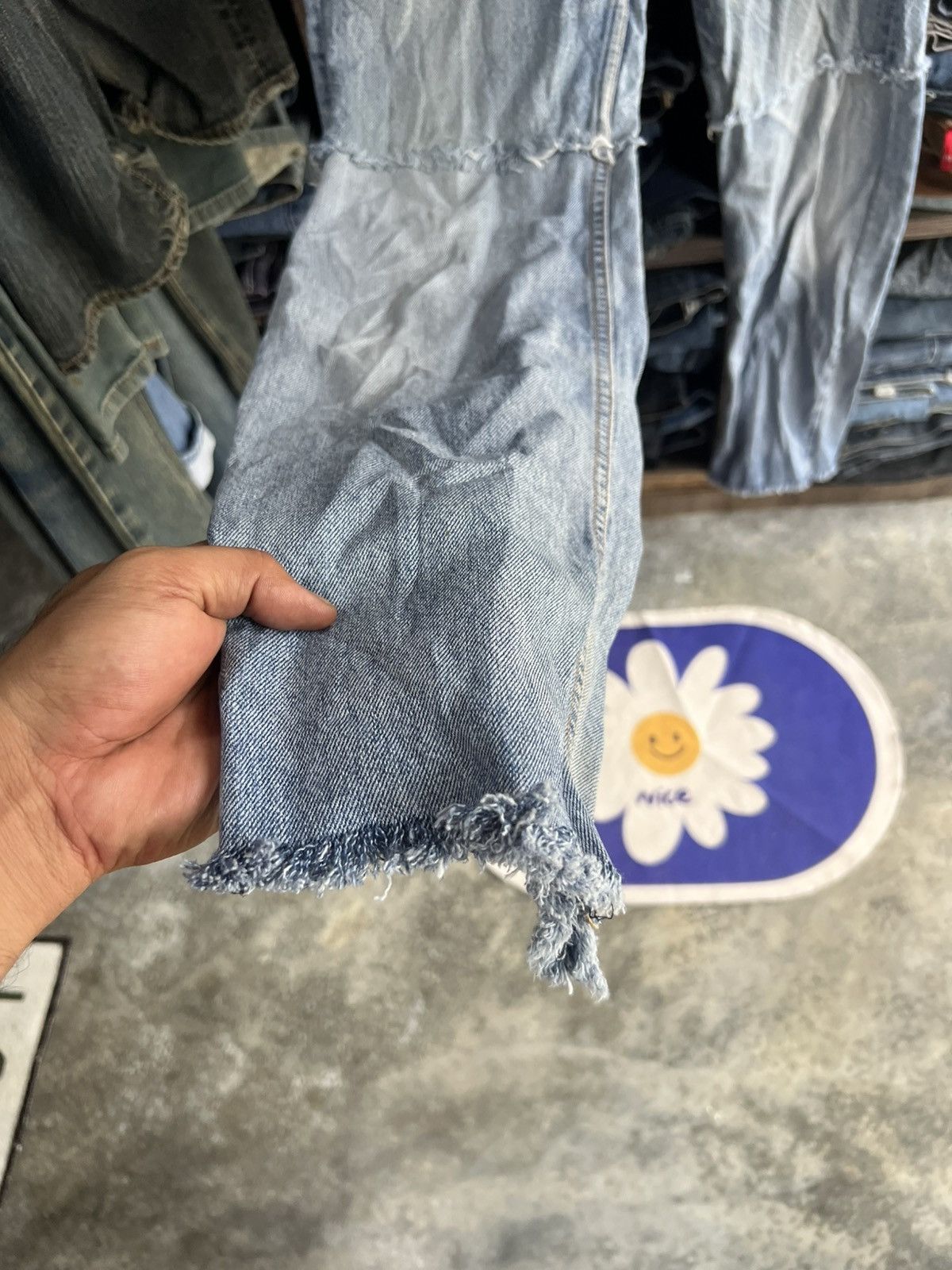 Levi's 🔥Vintage Levis 501 Distressed Denim Size US 28 / EU 44 - 6 Thumbnail