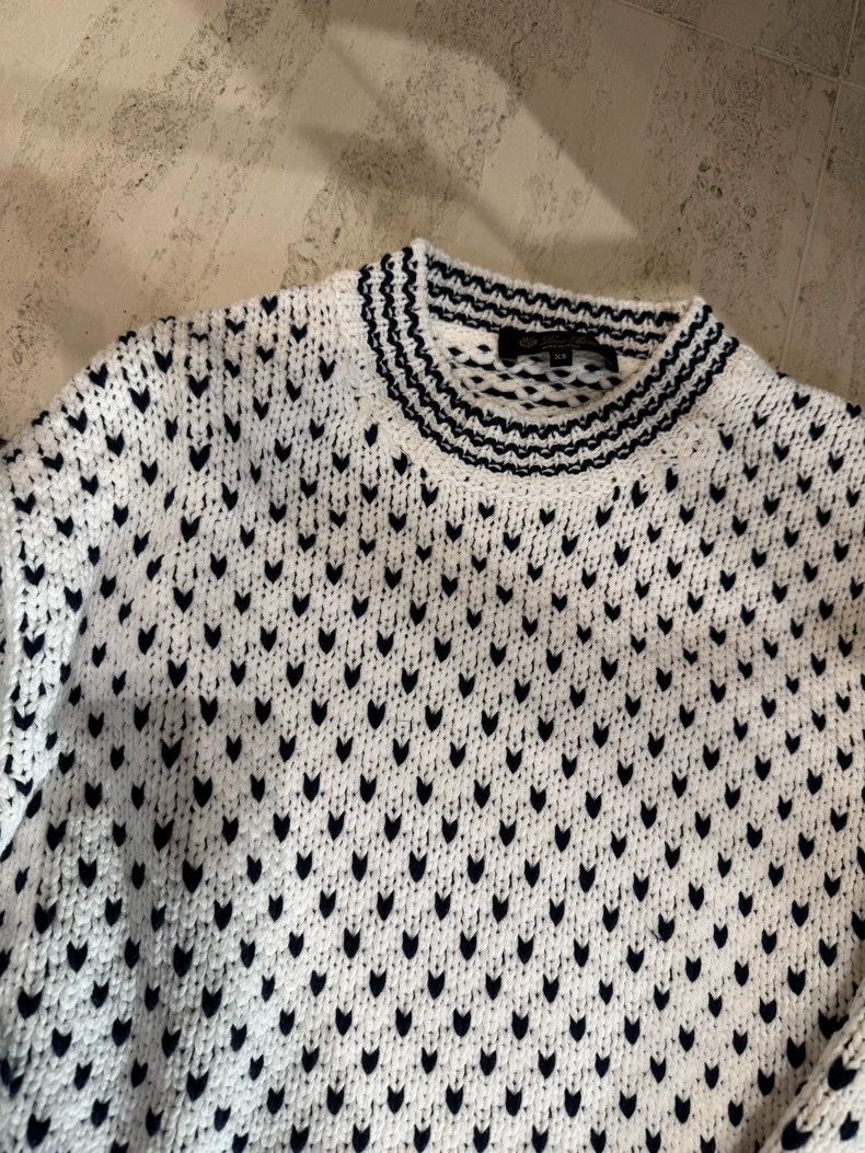Loro Piana LORO PIANA Pure cotton knit sweater Size XS / US 0-2 / IT 36-38 - 3 Thumbnail