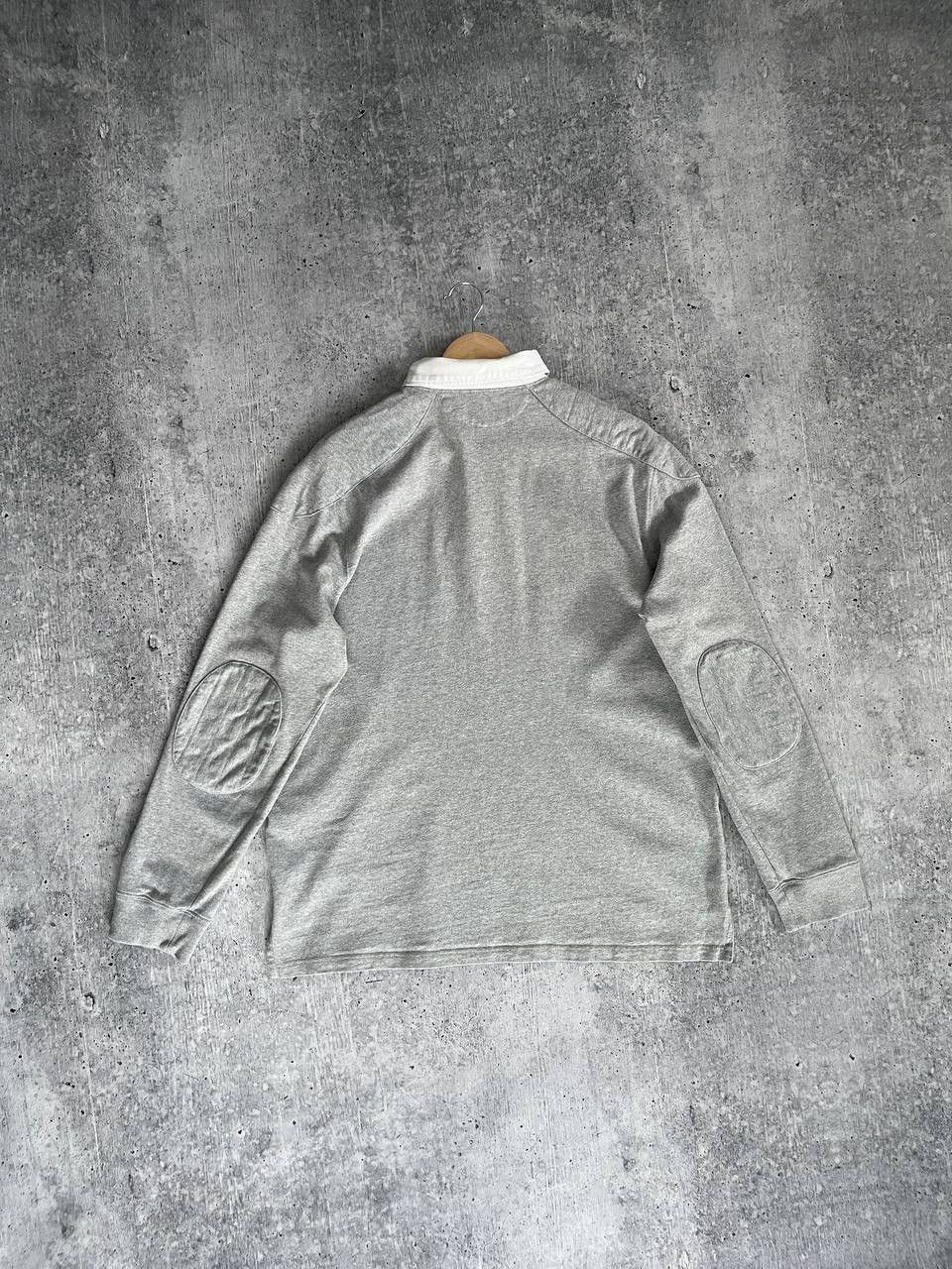 Polo Ralph Lauren × Vintage Vintage Ralph Lauren Polo Shirt Rugby Long Sleeve Pony Logo Size US XL / EU 56 / 4 - 2 Thumbnail