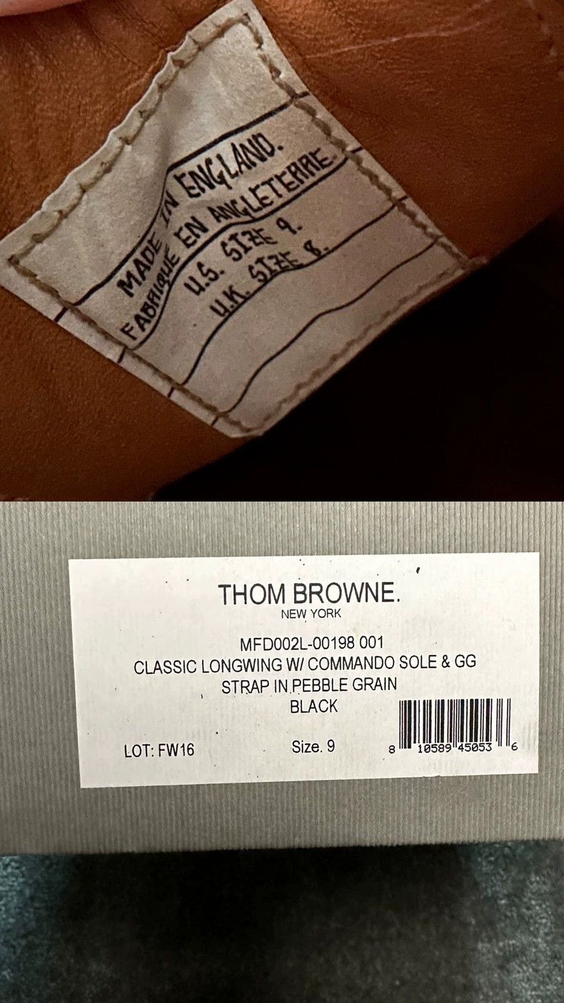 Thom Browne Thom Browne Battle color stripe tied leather shoes Size US 9 / EU 42 - 2 Thumbnail