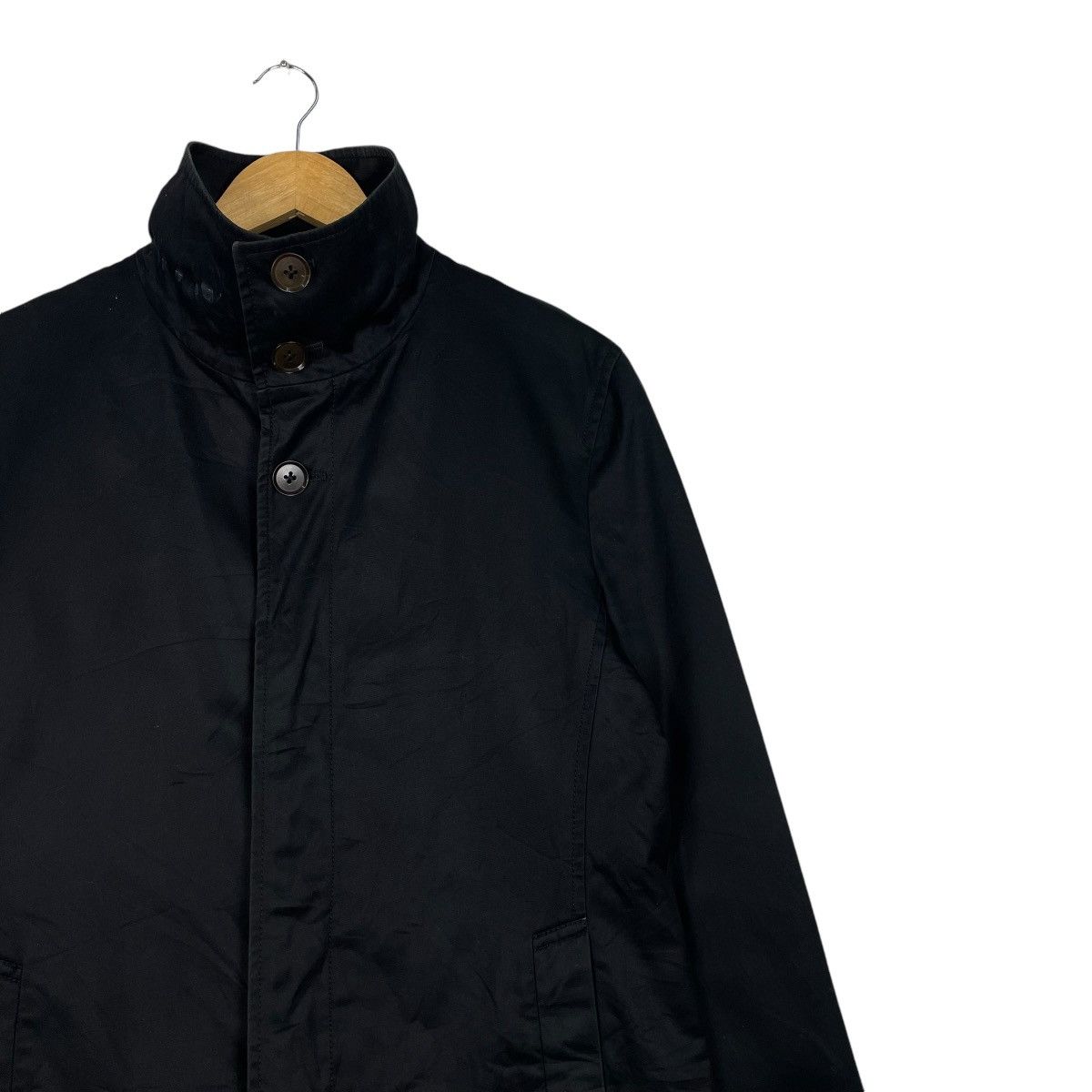 Japanese Brand × Y's for Men × Yohji Yamamoto 💥INED HOMME SMART BLACK BUTTON JACKET Size US M / EU 48-50 / 2 - 5 Thumbnail