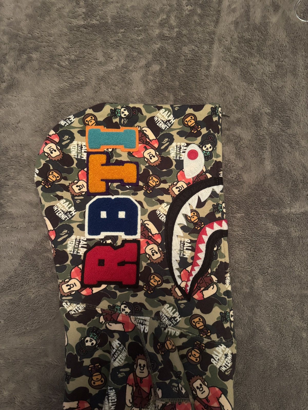 Bape Bape x Ralph breaks the internet shark hoodie Size US M / EU 48-50 / 2 - 2 Thumbnail