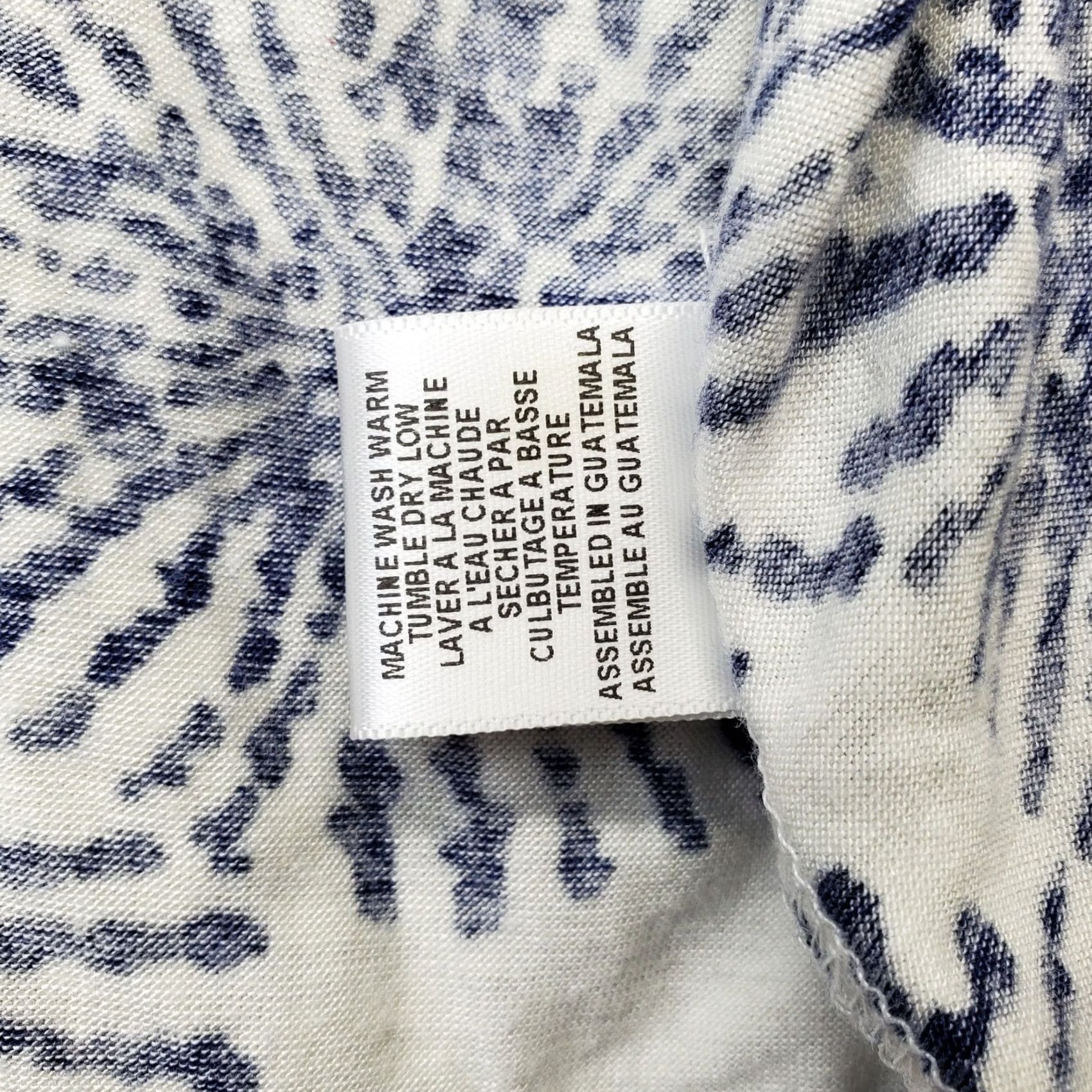 Vintage Pally Maxi Dress Womens Size S Blue White Printed Sleeveless Deep V-Neck Backless Size S / US 4 / IT 40 - 5 Thumbnail
