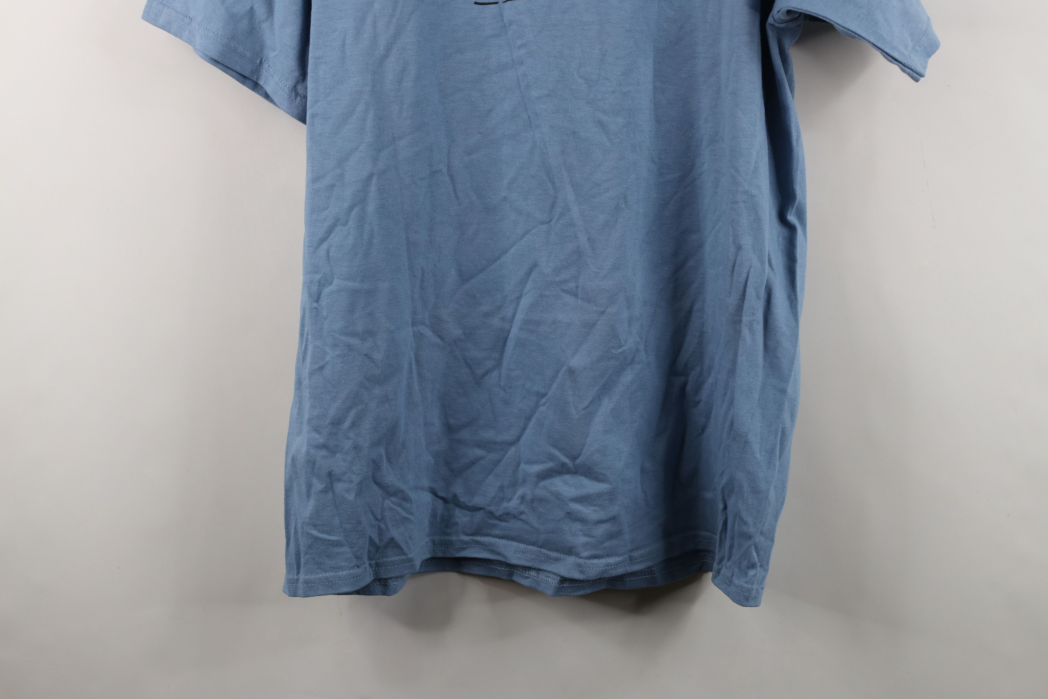 Vintage Vintage 90s Robert August Surfing Surf T-Shirt Blue Size US L / EU 52-54 / 3 - 13 Thumbnail