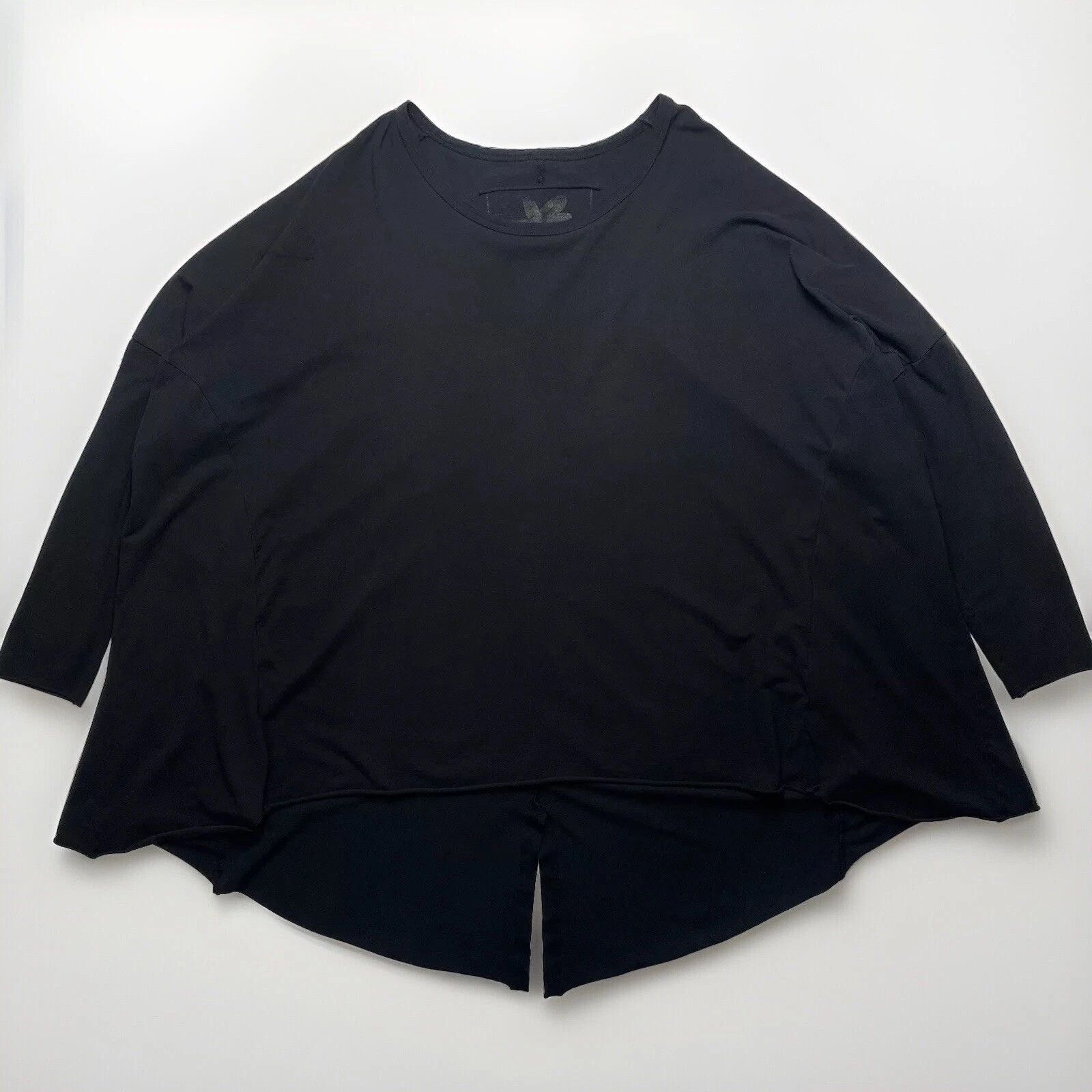 Rundholz Rundholz Lagenlook Asymmetrical Oversized Top Black One Size Size ONE SIZE - 4 Thumbnail