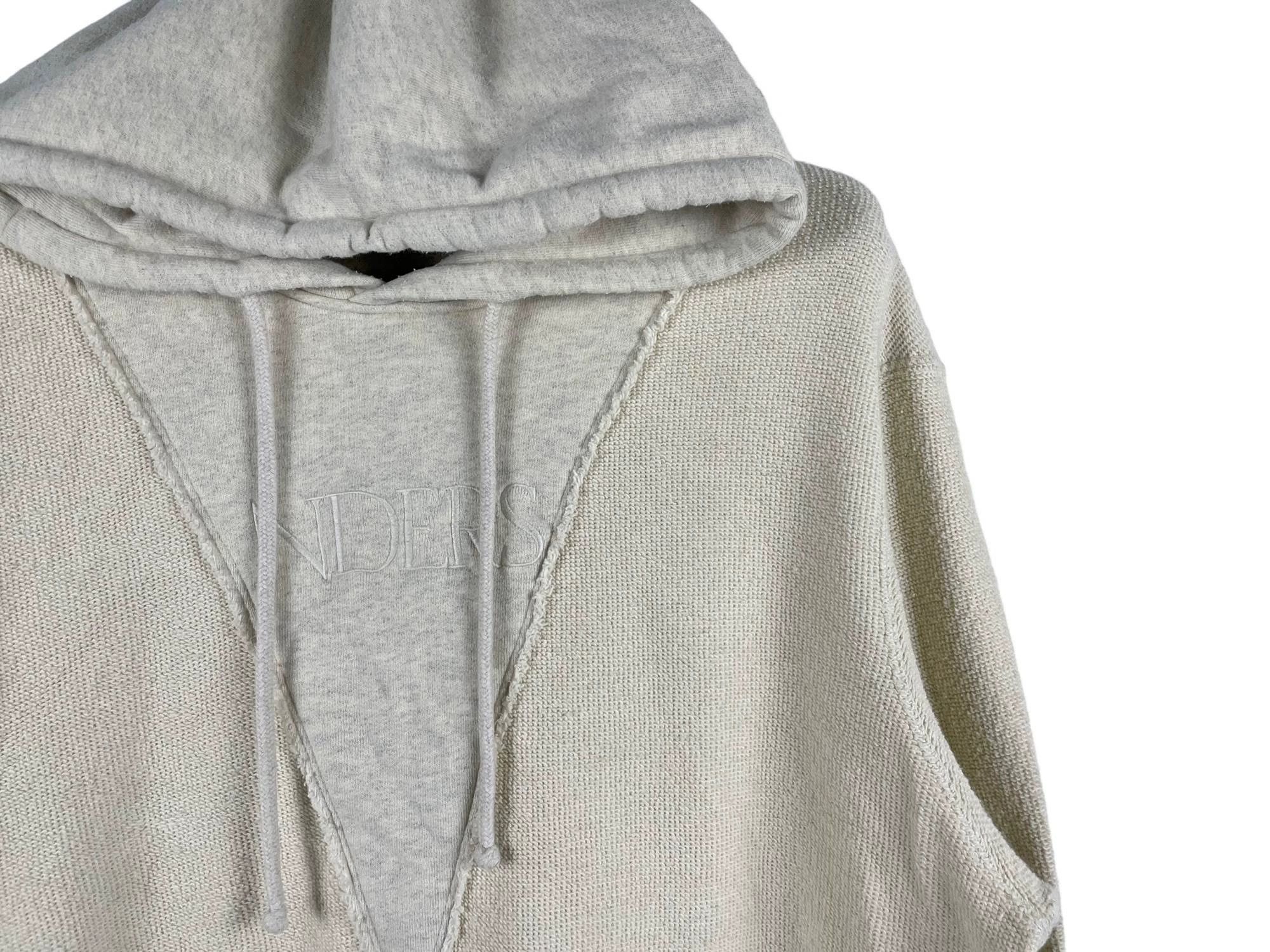 JW Anderson JW Anderson Cut & Sew Ivory Hoodie XL Size US XL / EU 56 / 4 - 3 Thumbnail
