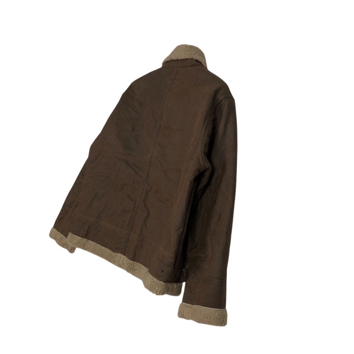Japanese Brand 📌Vintage Leather Jacket Baffy Shearling Blanket B3 Design Size US M / EU 48-50 / 2 - 11 Thumbnail