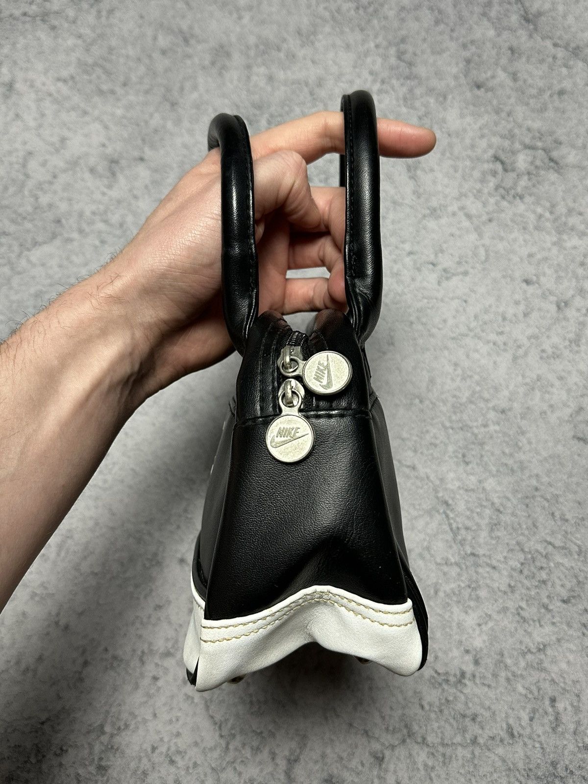 Nike Vintage Nike 90s Leather Hand Bag Size ONE SIZE - 9 Thumbnail