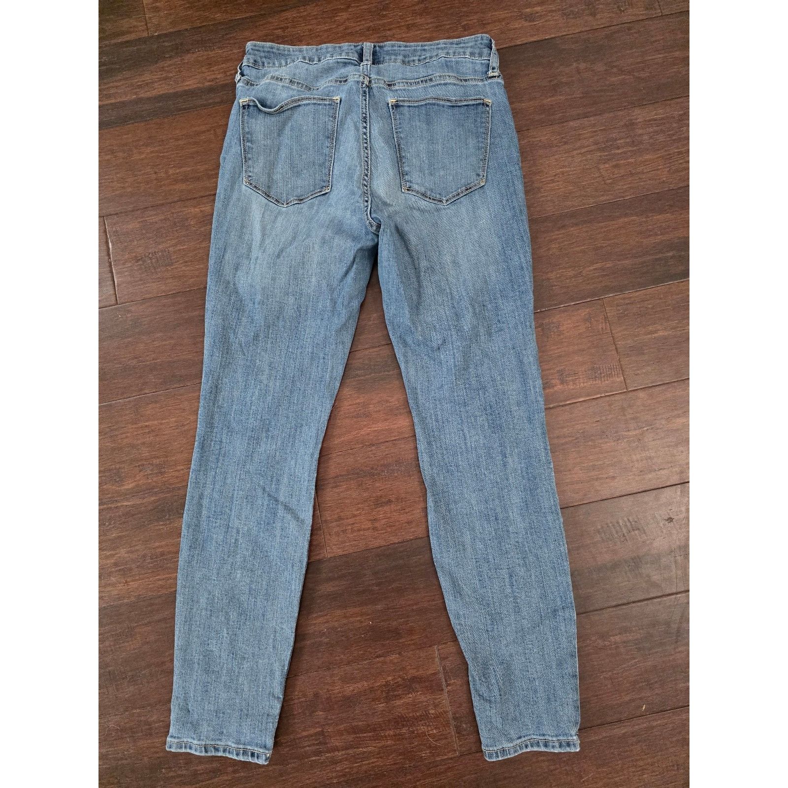 Gap Gap light-wash 30 Curvy True Skinny Blue Jeans Size 28" / US 6 / IT 42 - 2 Thumbnail