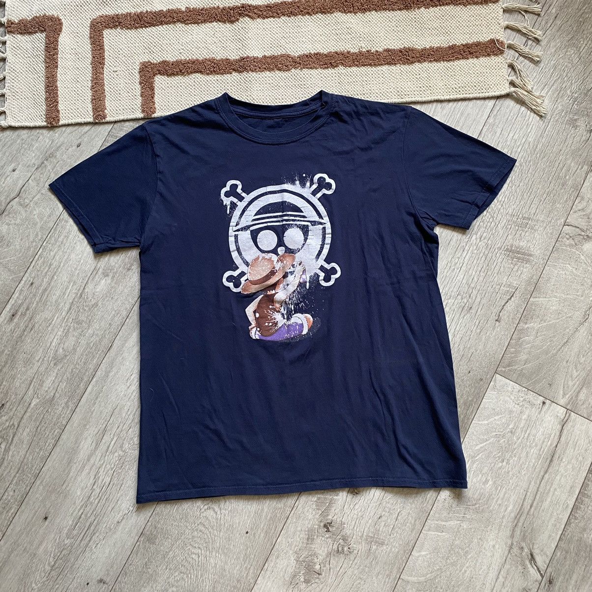 Anime ONE PIECE Y2K BABY LOFFY PRINT T SHIRT Size US M / EU 48-50 / 2 - 1 Thumbnail