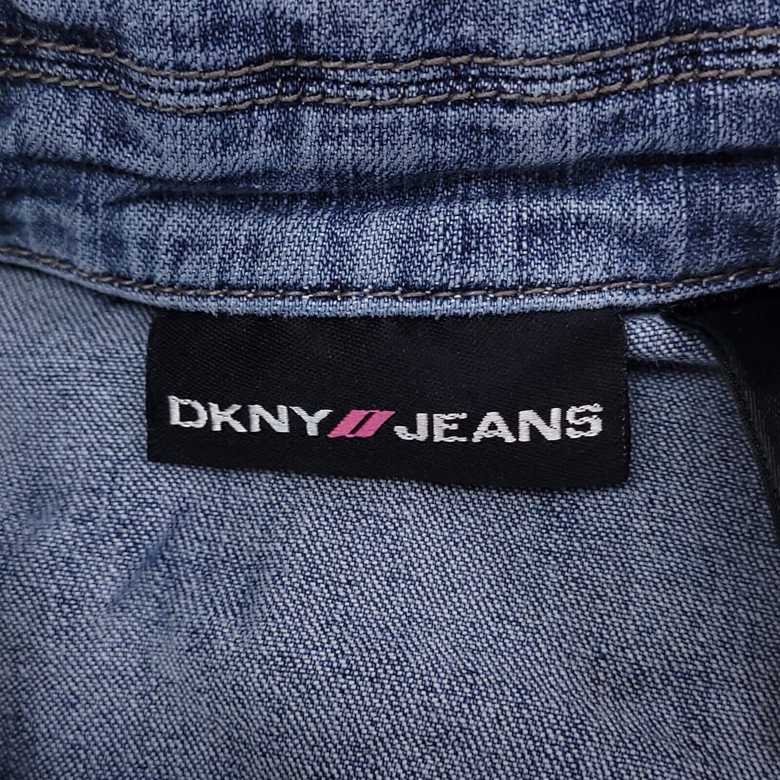 DKNY DKNY Jeans Casual Denim Long Sleeve Jacket Women Size 3 Blue Size S / US 4 / IT 40 - 3 Thumbnail