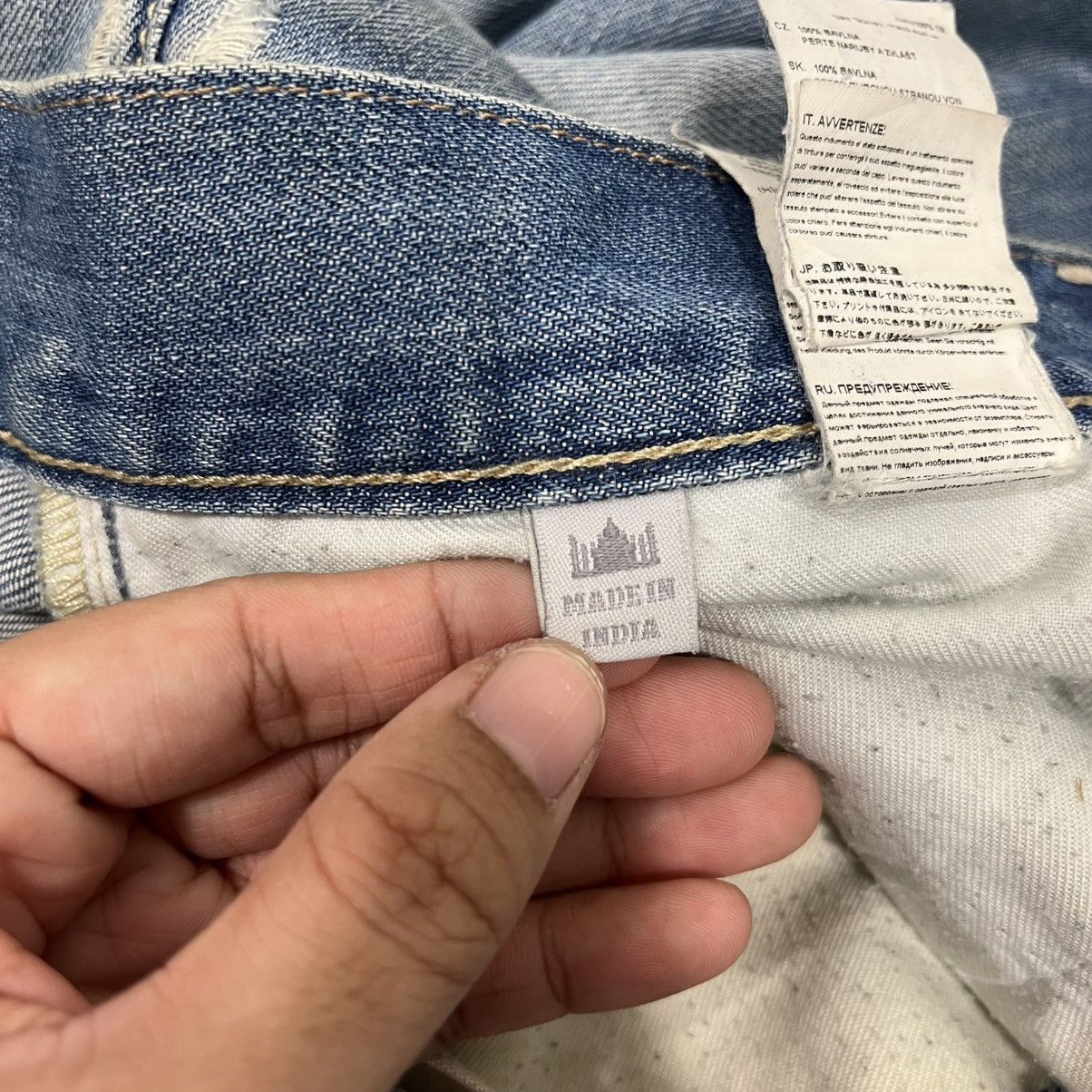G-Star Vintage 3301 By G Star Raw Denim Jeans Size US 30 / EU 46 - 21 Thumbnail