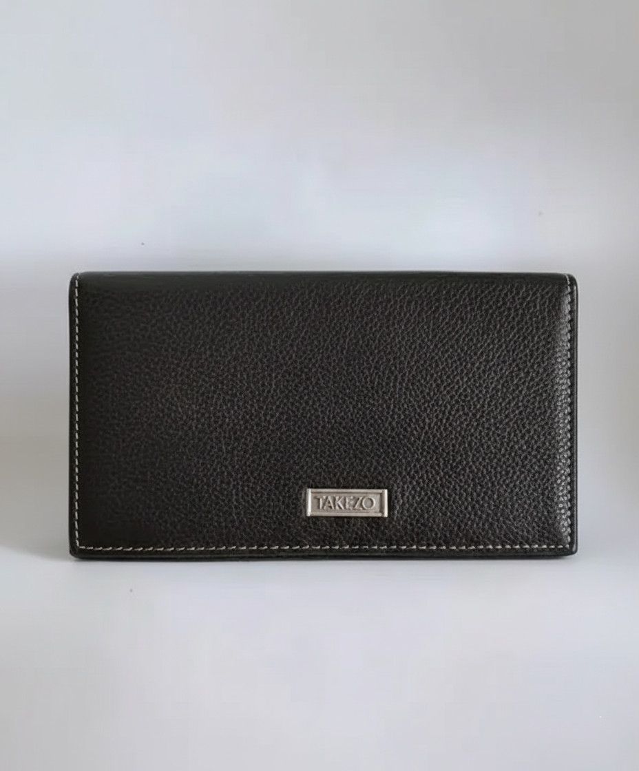 Vintage TAKEZO TOYOGUCHI Archival Pebbled Leather Long Wallet Size ONE SIZE - 1 Thumbnail