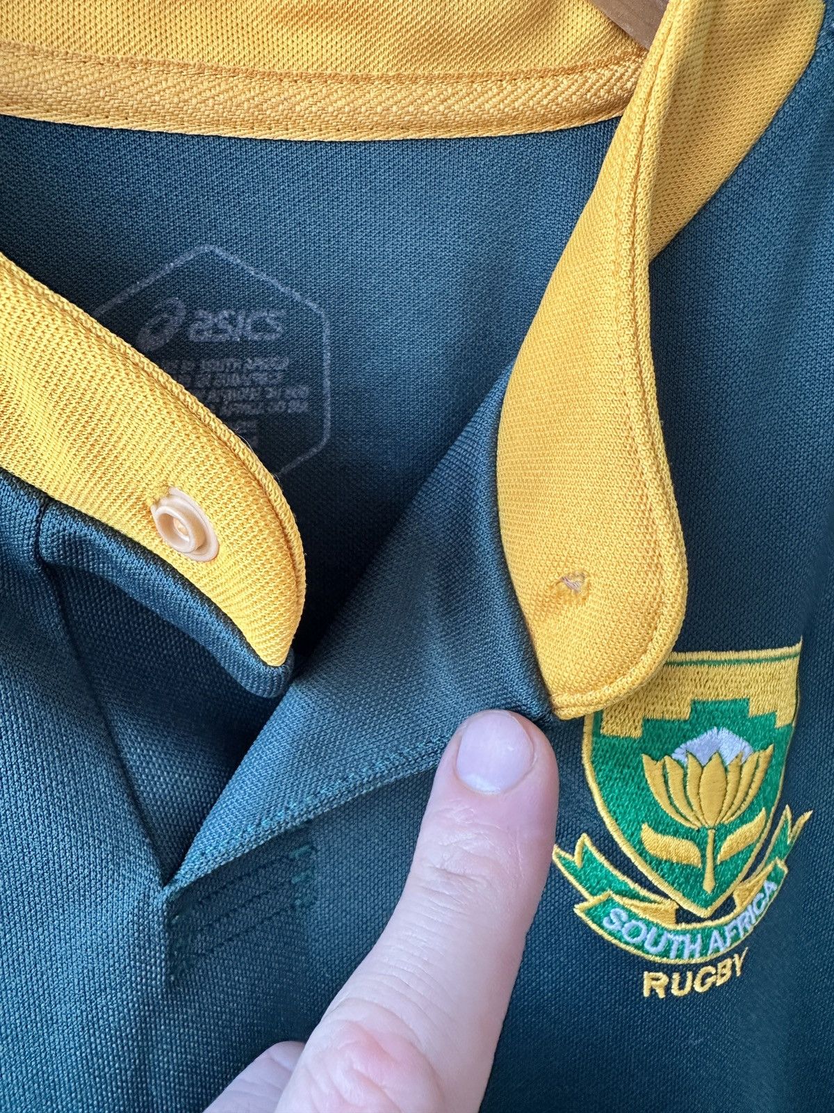 Asics × Rugby Ralph Lauren ASICS South Africa Rugby Jersey Size US M / EU 48-50 / 2 - 7 Thumbnail