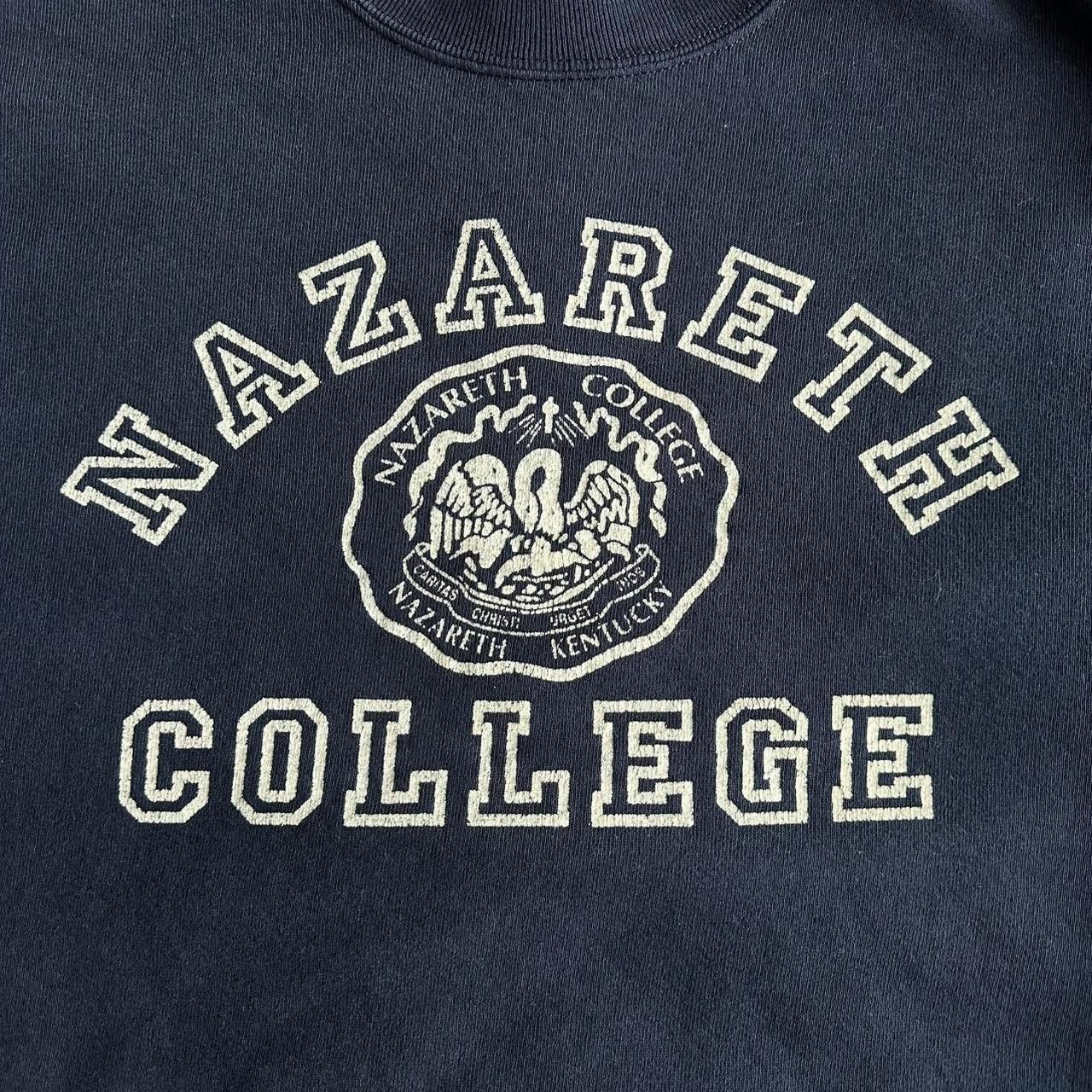 Jerzees Vintage Nazareth College Sweatshirt Mens M Spalding Univ 90s Size US M / EU 48-50 / 2 - 7 Thumbnail