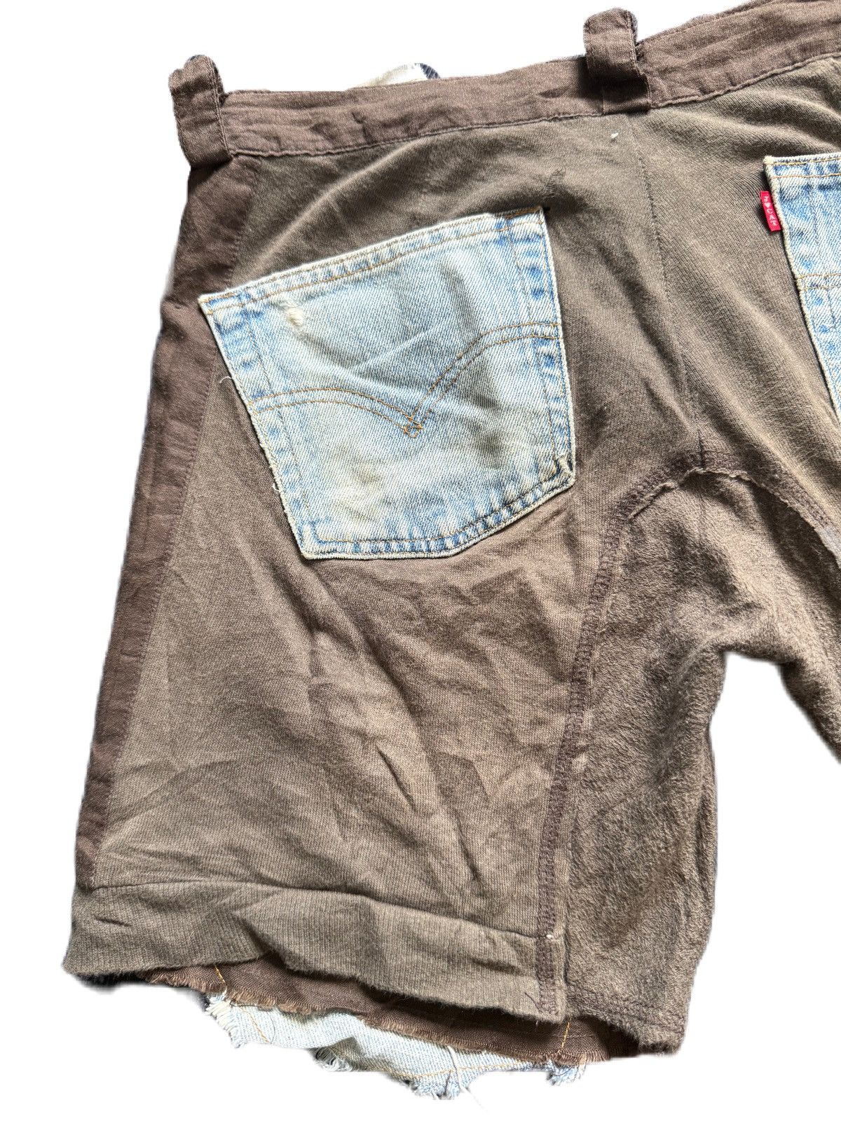 Seditionaries JAPAN BRAND JUNGLE CAT X LEVIS REWORKED BONDAGE SHORT PANTS Size US 32 / EU 48 - 5 Thumbnail