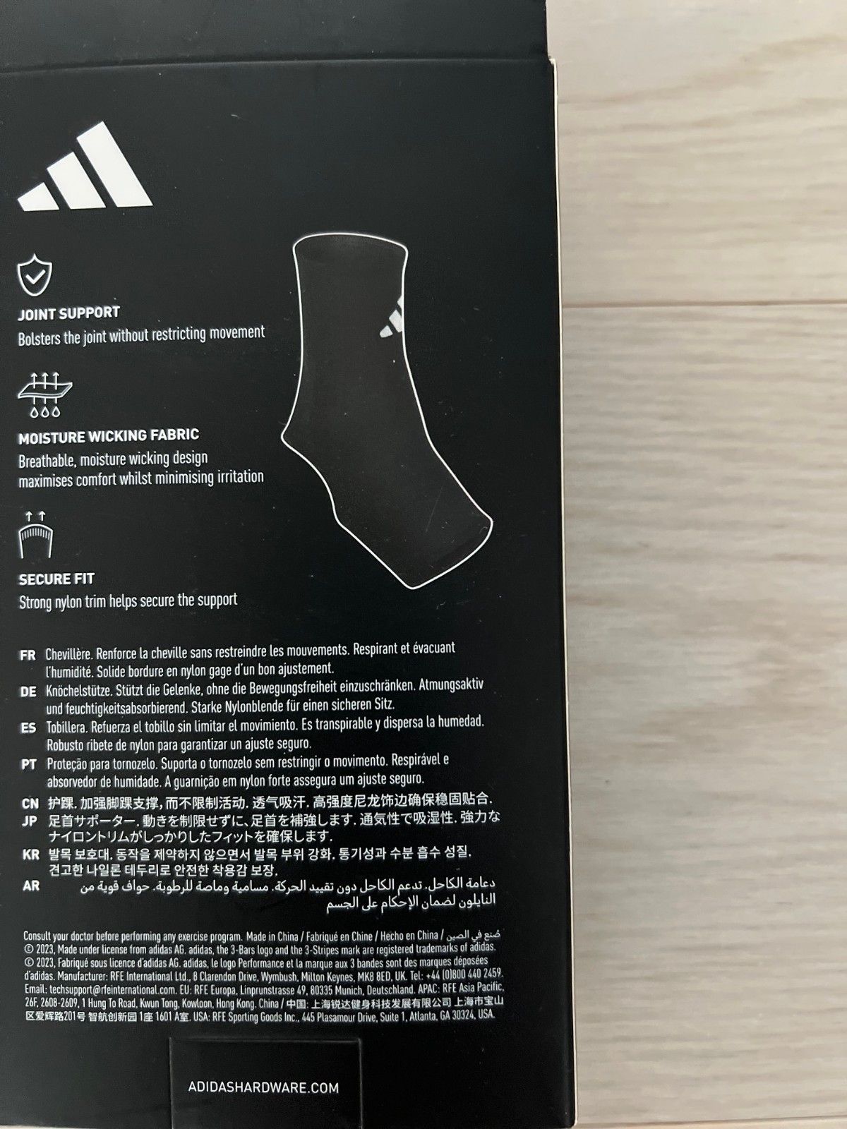Adidas Adidas Ankle Support Compression Sleeve Wrap Black ( XL ) Size ONE SIZE - 7 Thumbnail