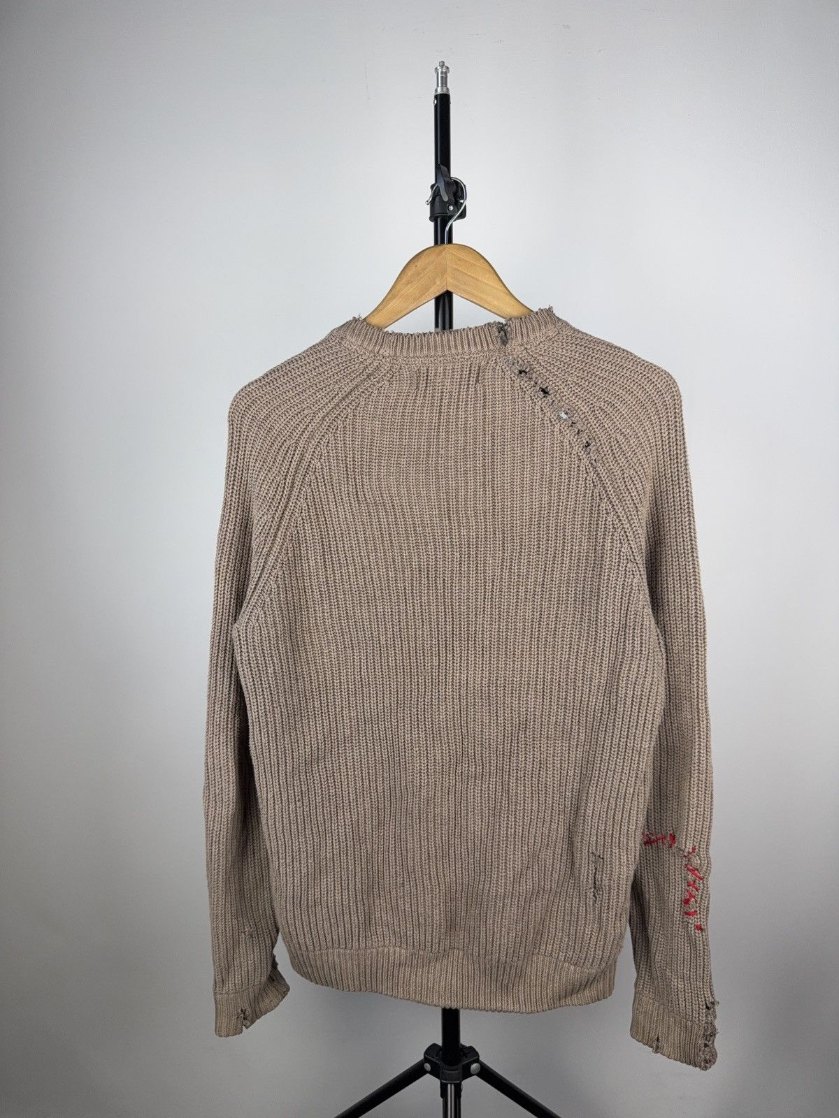Japanese Brand Vintage 90s Distressed Japanese style sweater Size US M / EU 48-50 / 2 - 6 Thumbnail
