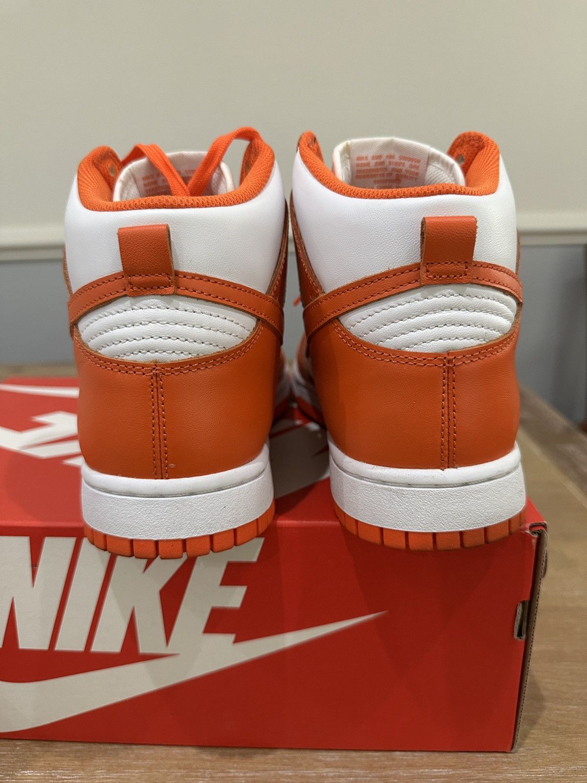 Nike Dunk Hi Retro Syracuse (2021) Size US 9 / EU 42 - 3 Thumbnail