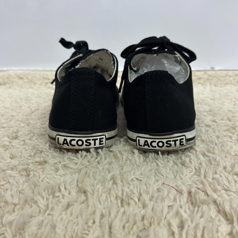 Lacoste Lacoste Low Top Black Sneakers Size 9.5 Men’s Size US 9.5 / EU 42-43 - 6 Thumbnail